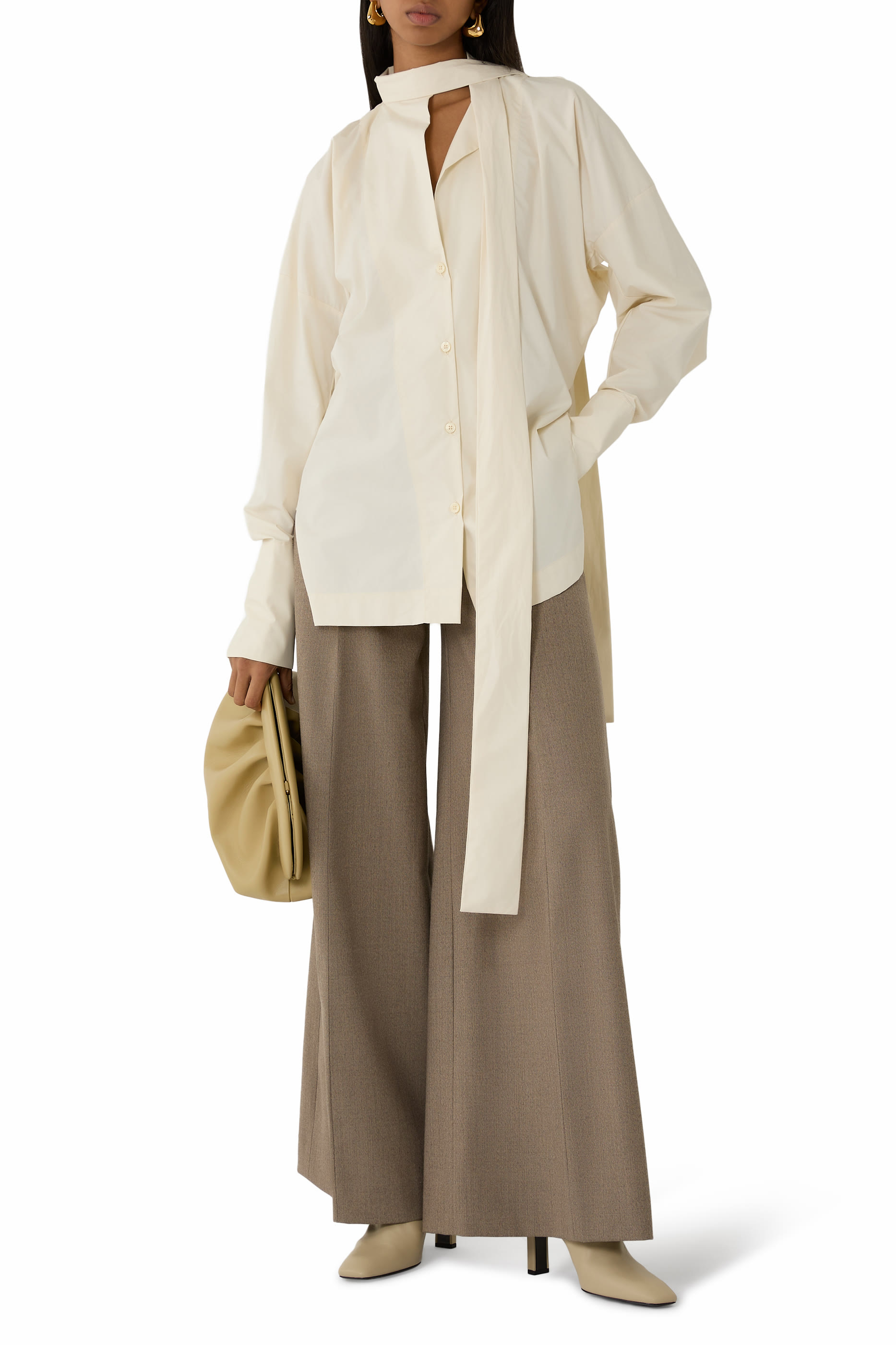 C-Alma Wide-Leg Trousers