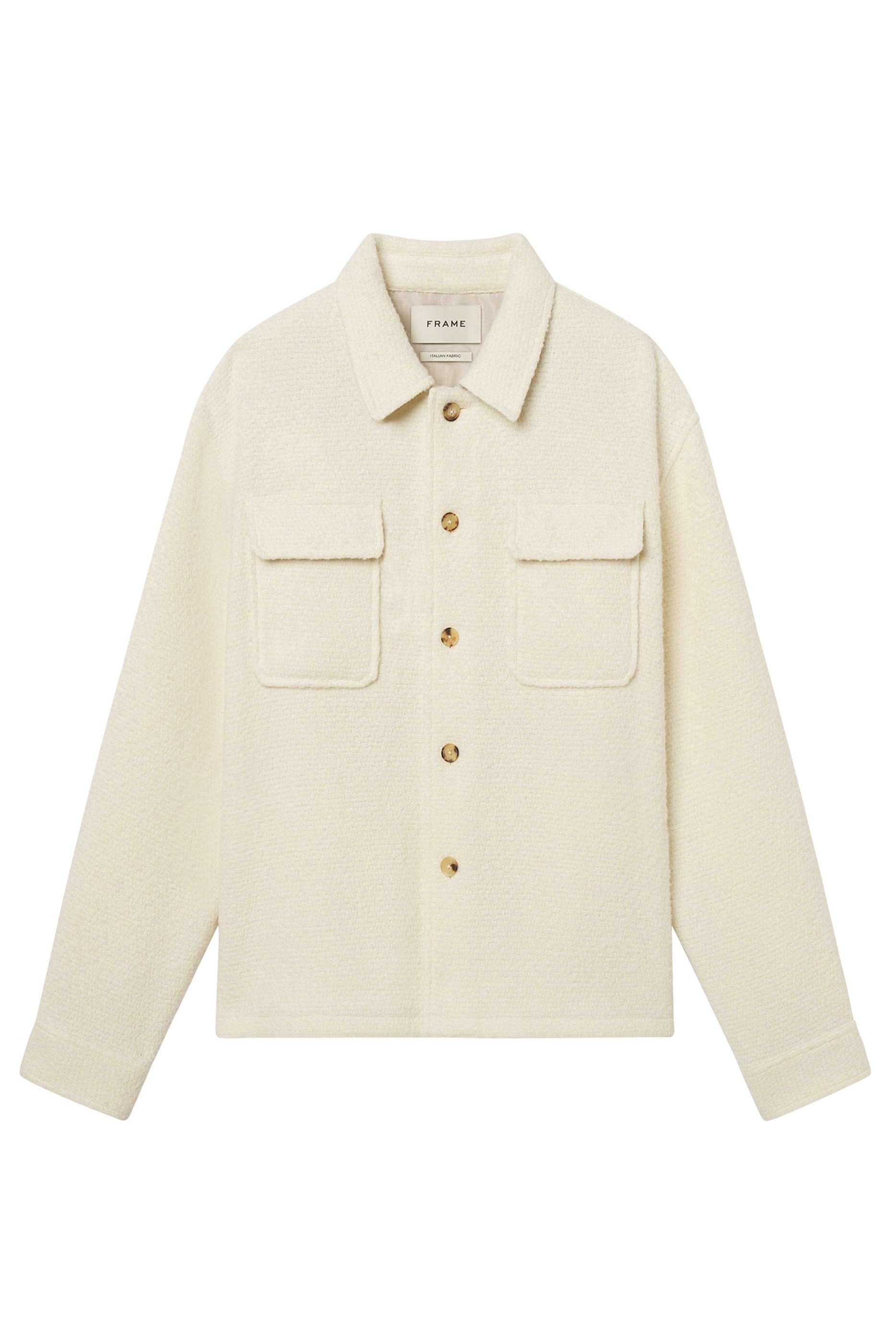 قميص بنمط جاكيت تويد