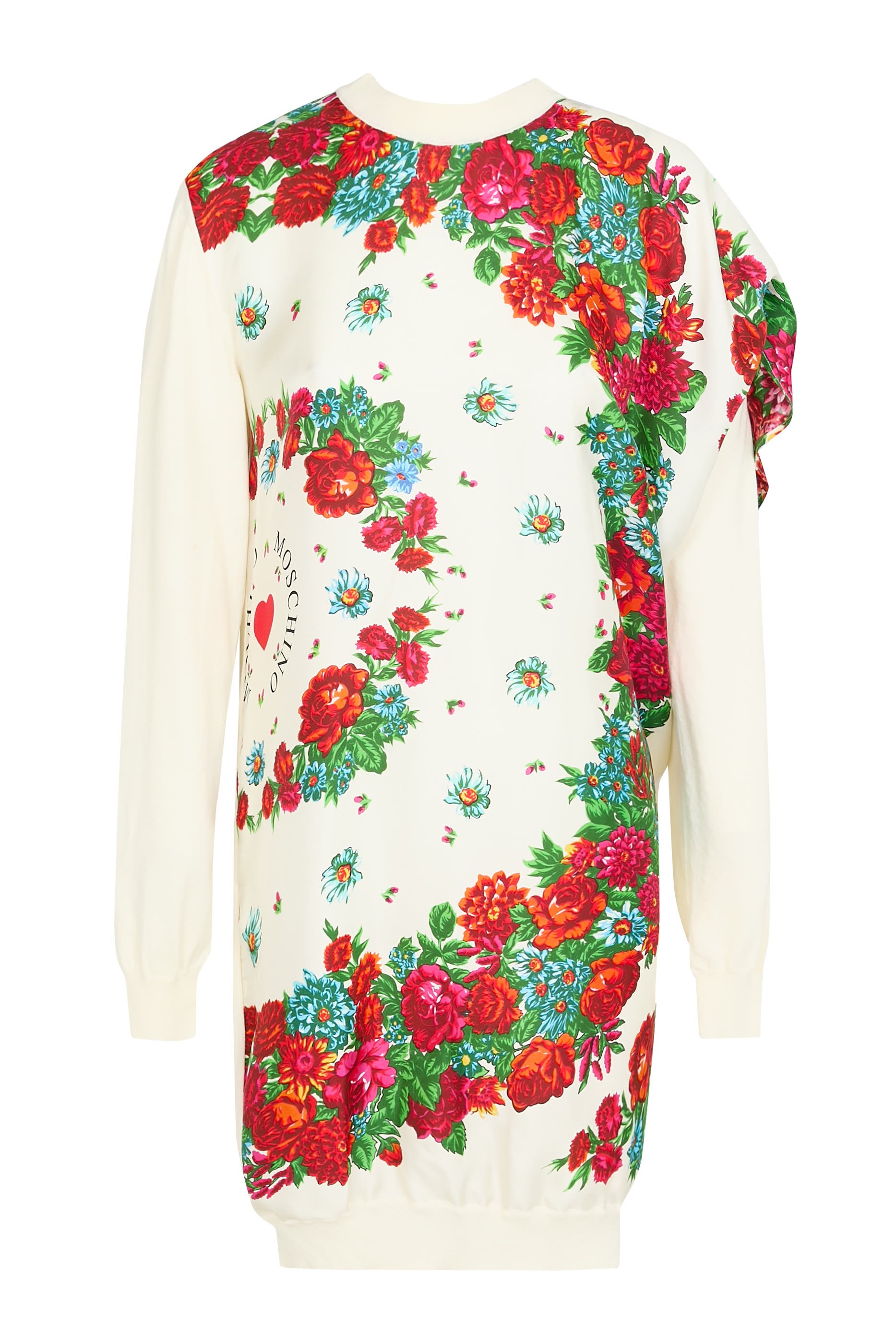 فستان قصير بطبعات