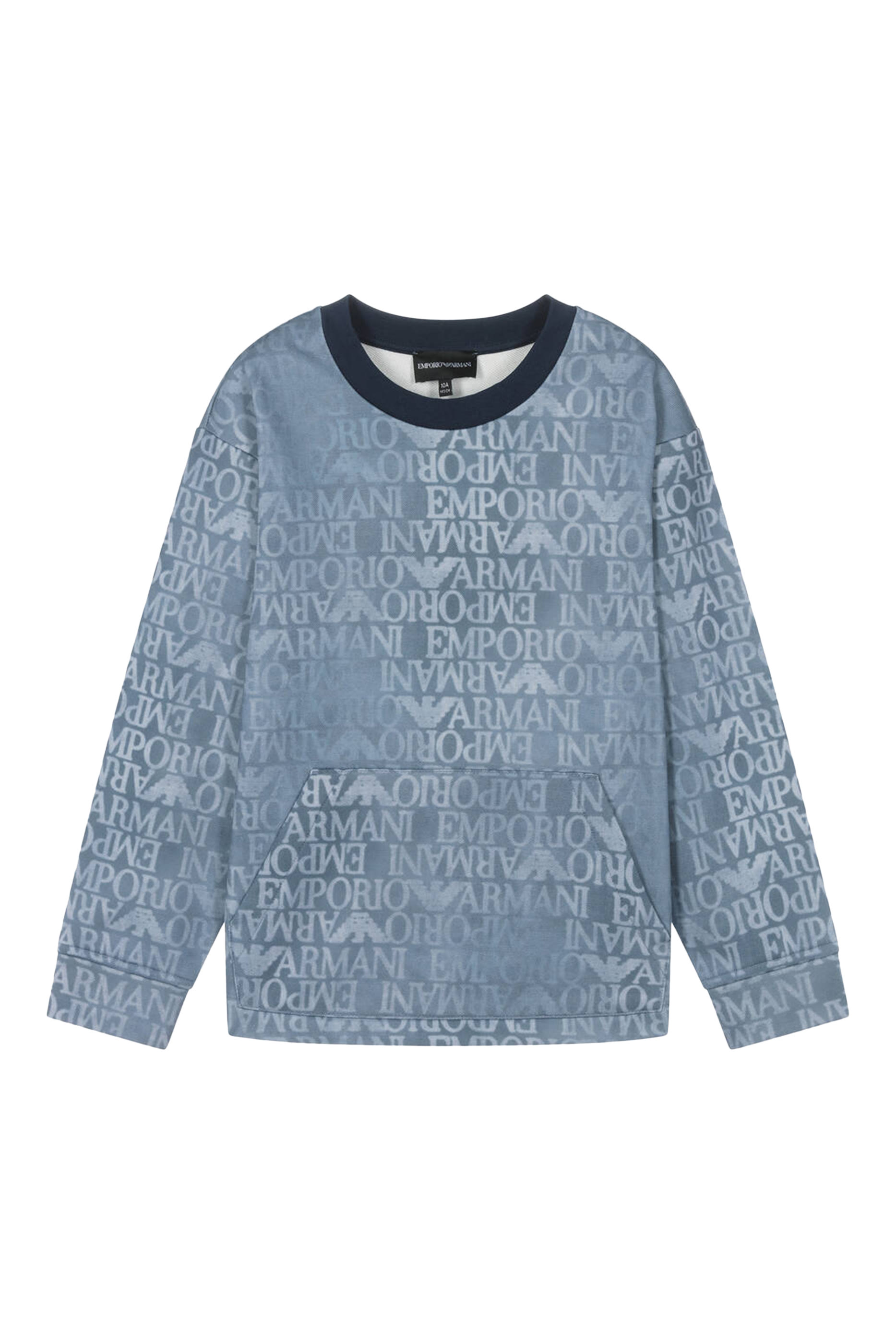 سويت شيرت بطبعات شعار الماركة للأطفال