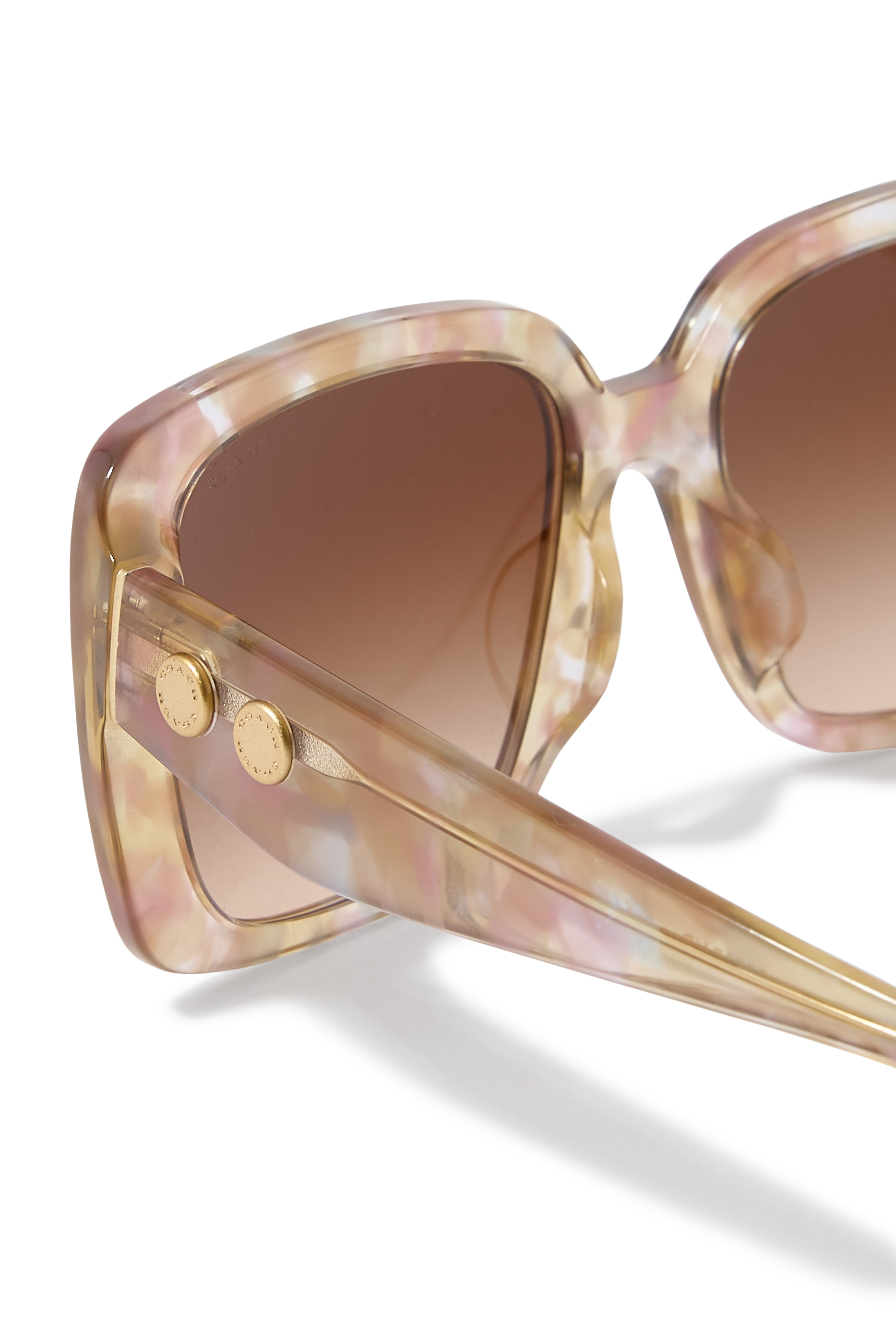 نظارة شمسية بإطار مربع أسيتات