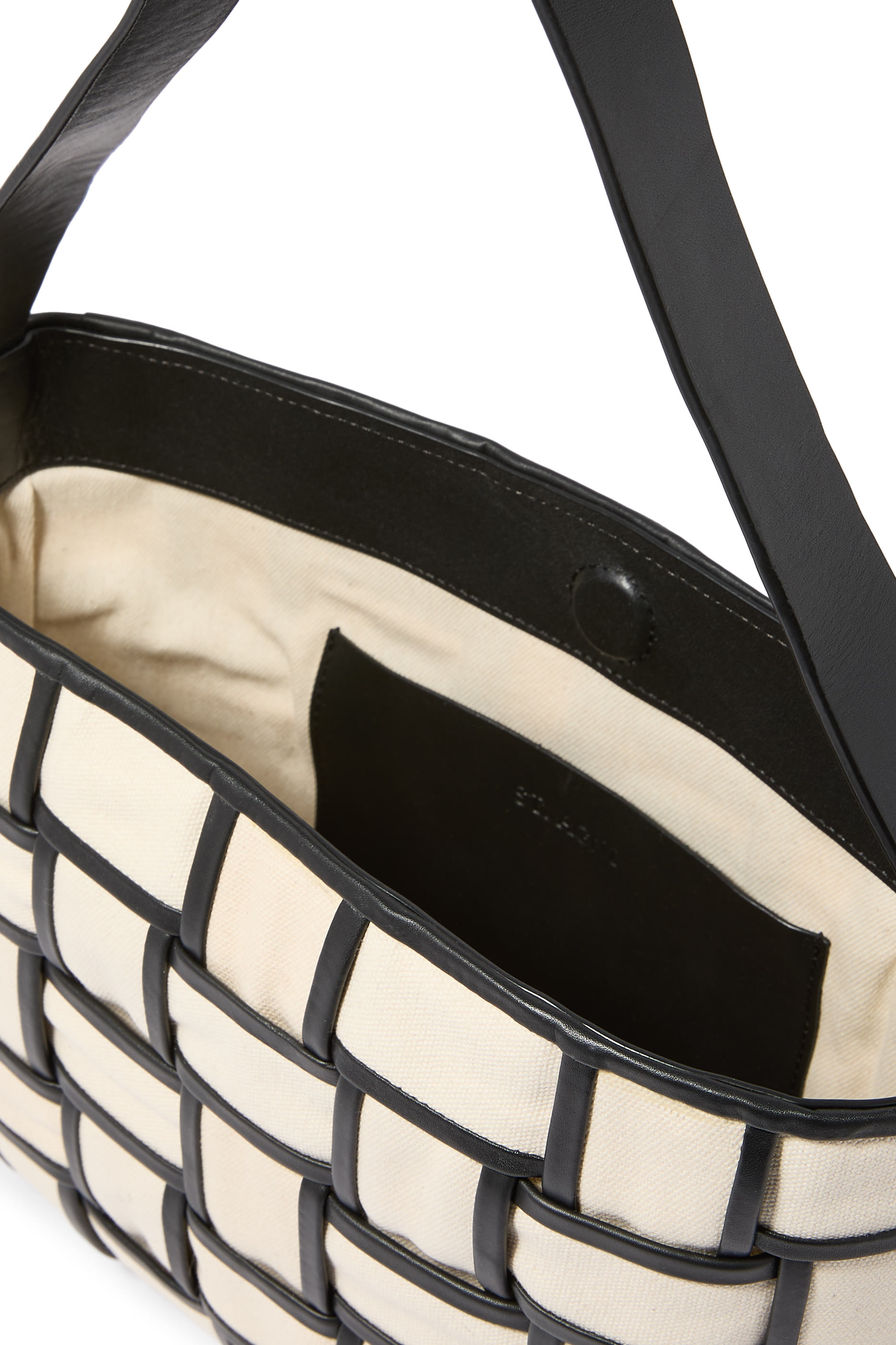 Border Woven Mini Tote