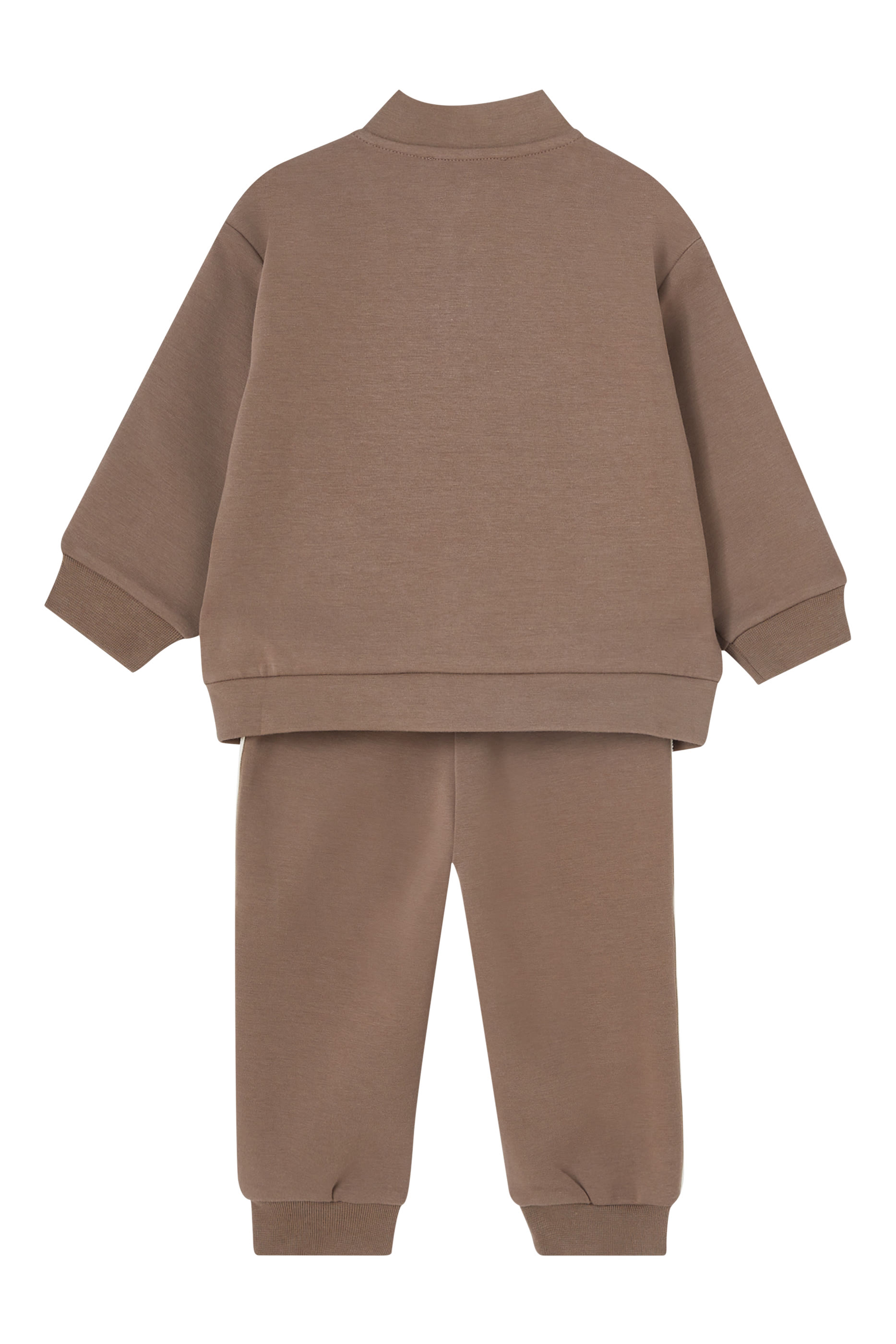 بدلة ياضية بشريط يشعار الماركة للأطفال