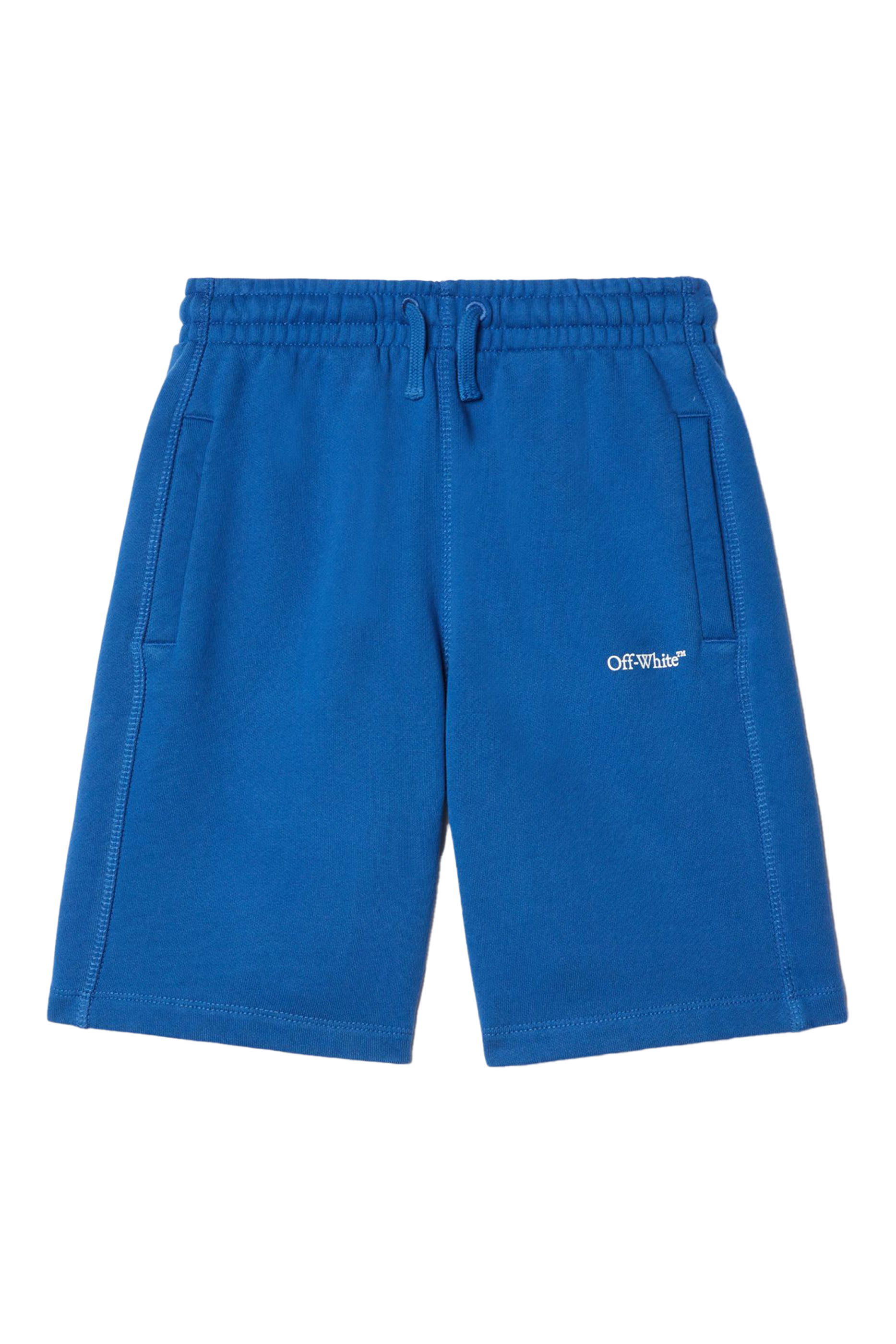 شورت رياضي بنقشة شعار الماركة للأطفال