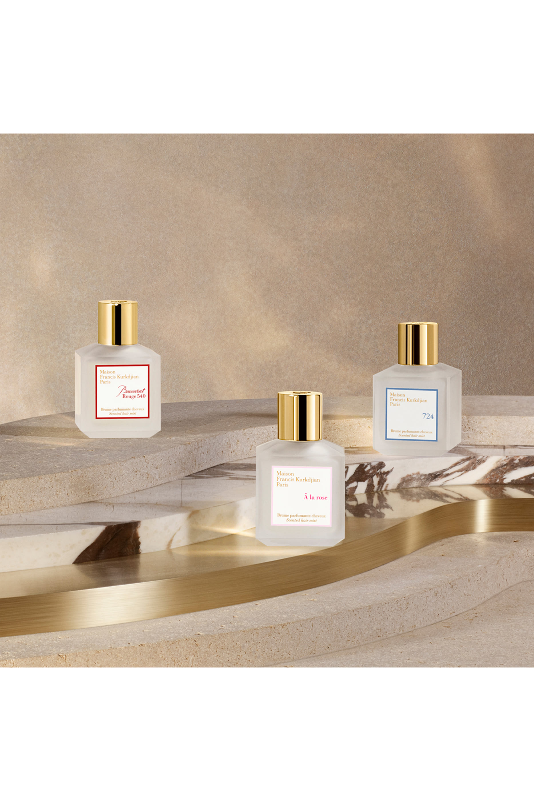 بخاخ معطر للشعر باكارات روج 540