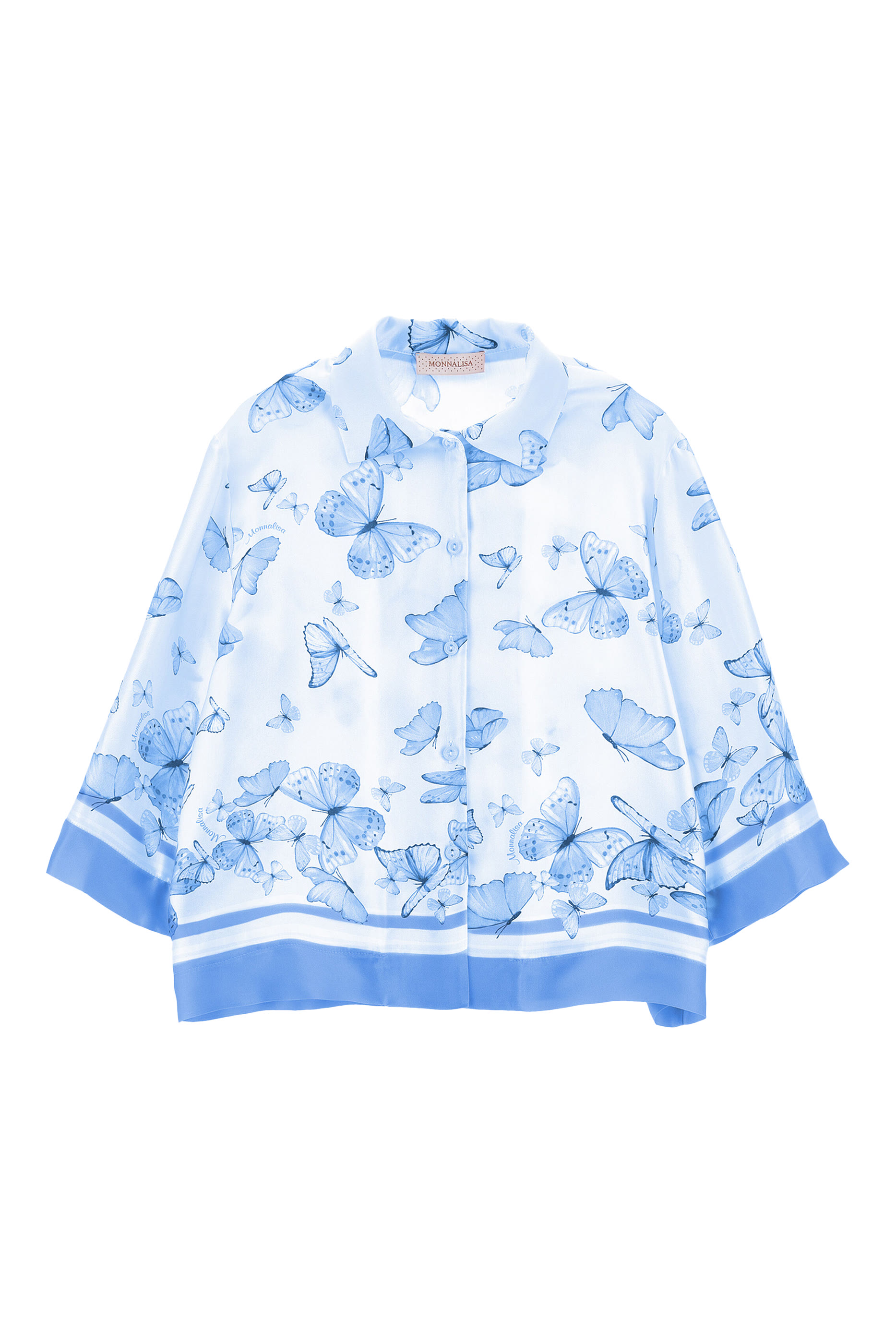 قميص بطبعة فراشة للأطفال