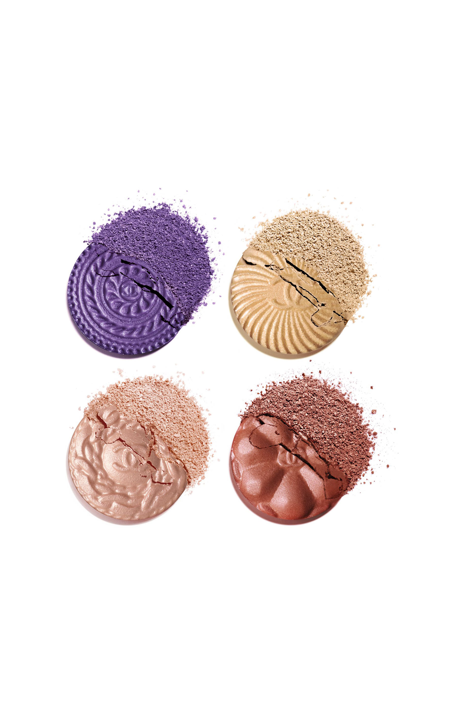 لوحة ظلال عيون Les 4 Ombres Boutons بأربعة ألوان بلمسات نهائية متنوعة