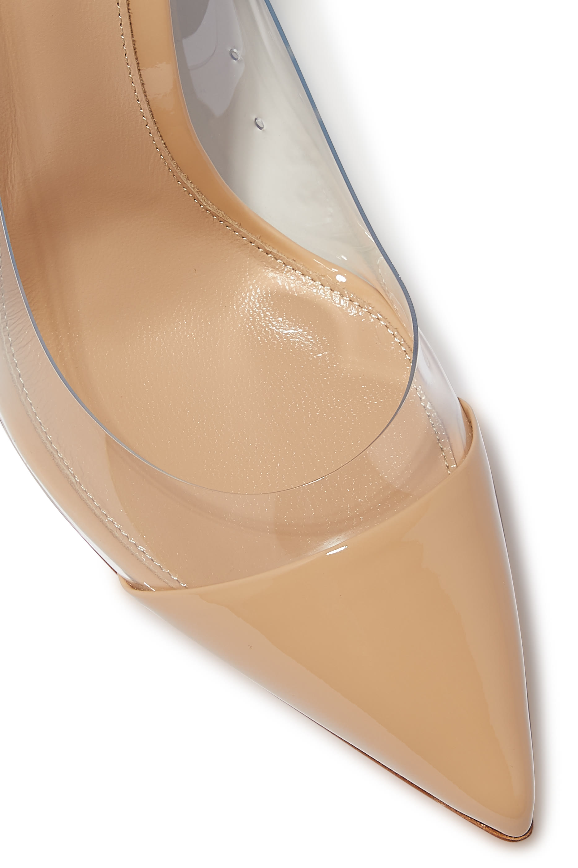 حذاء كلاسيك 105 جلد وأجزاء شفافة