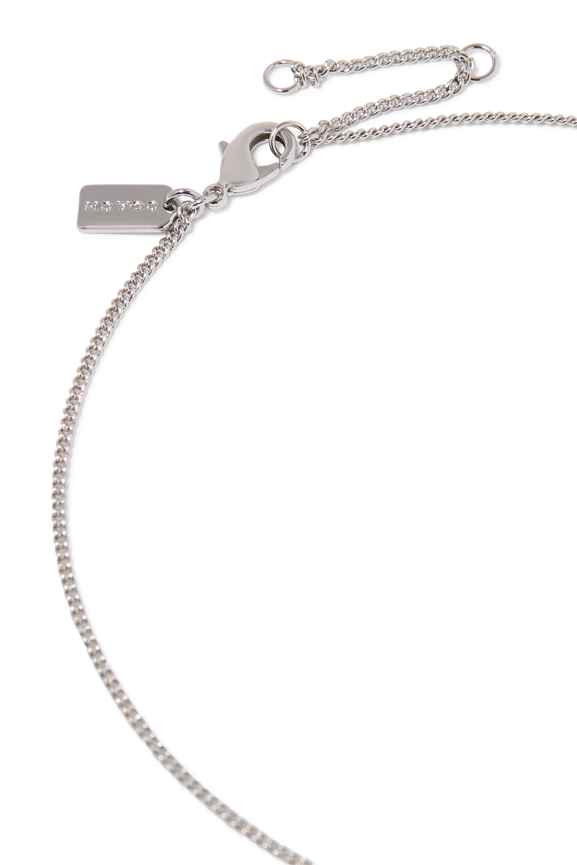 قلادة بدلاية بتصميم حقيبة مزينة بزهرة الشاي