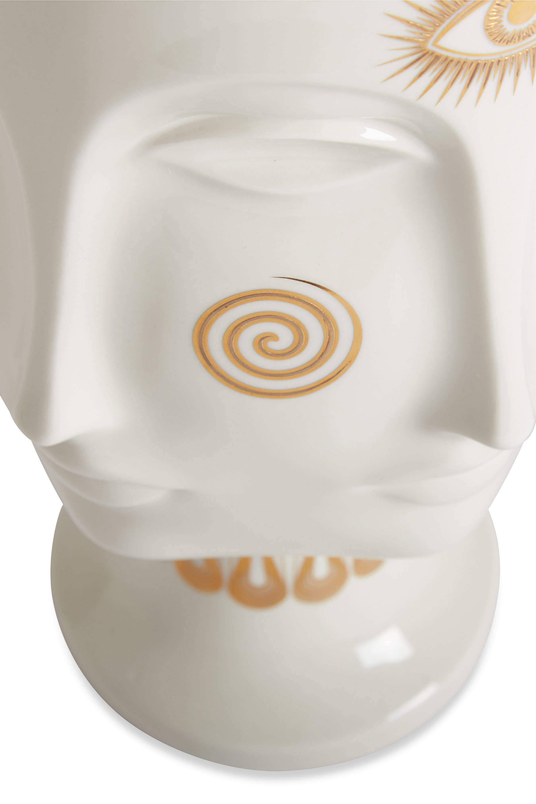 مزهرية دورا مار مذهبة