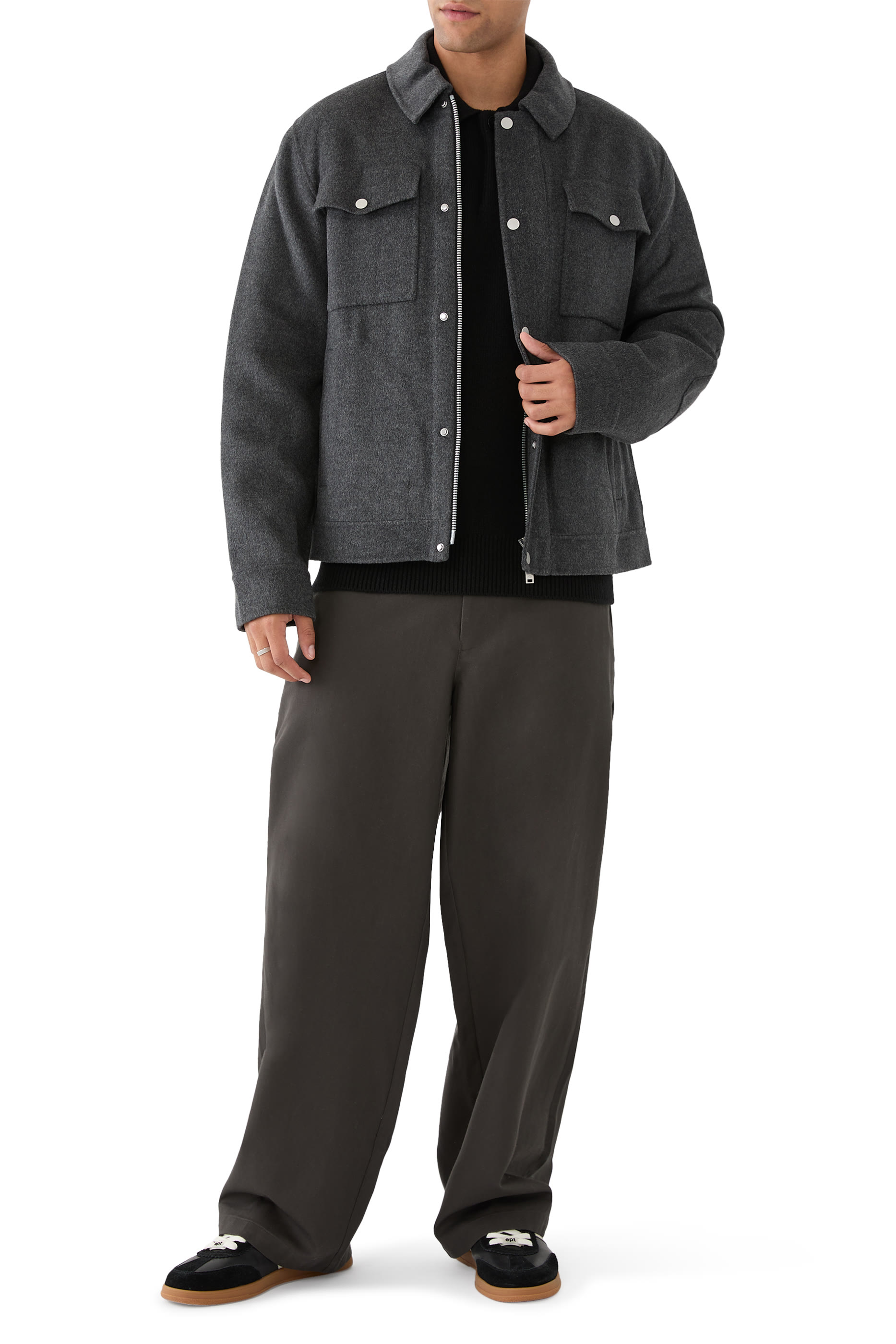 جاكيت جاك بتصميم قميص