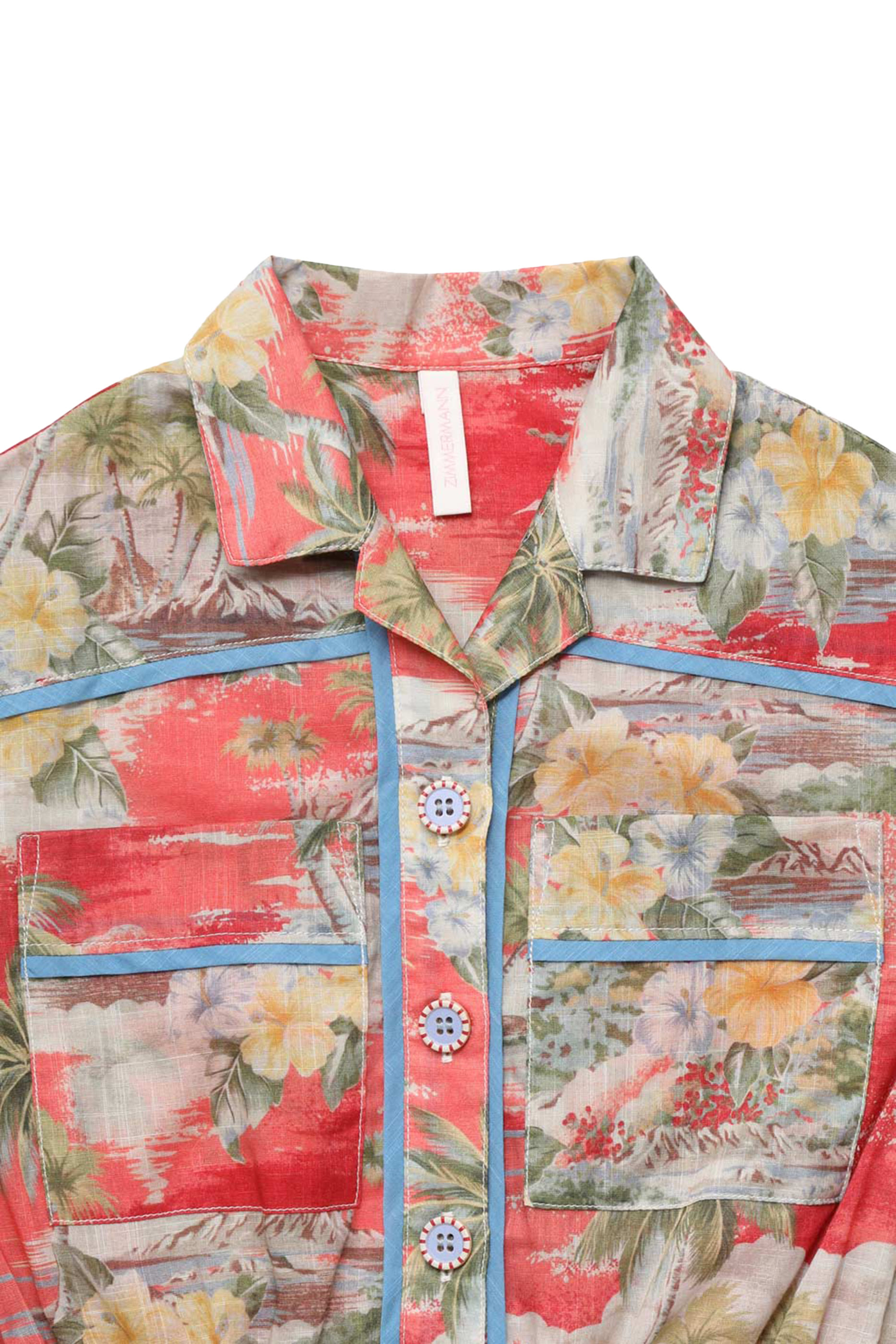 أوفرول الايت بتفاصيل جيوب للأطفال