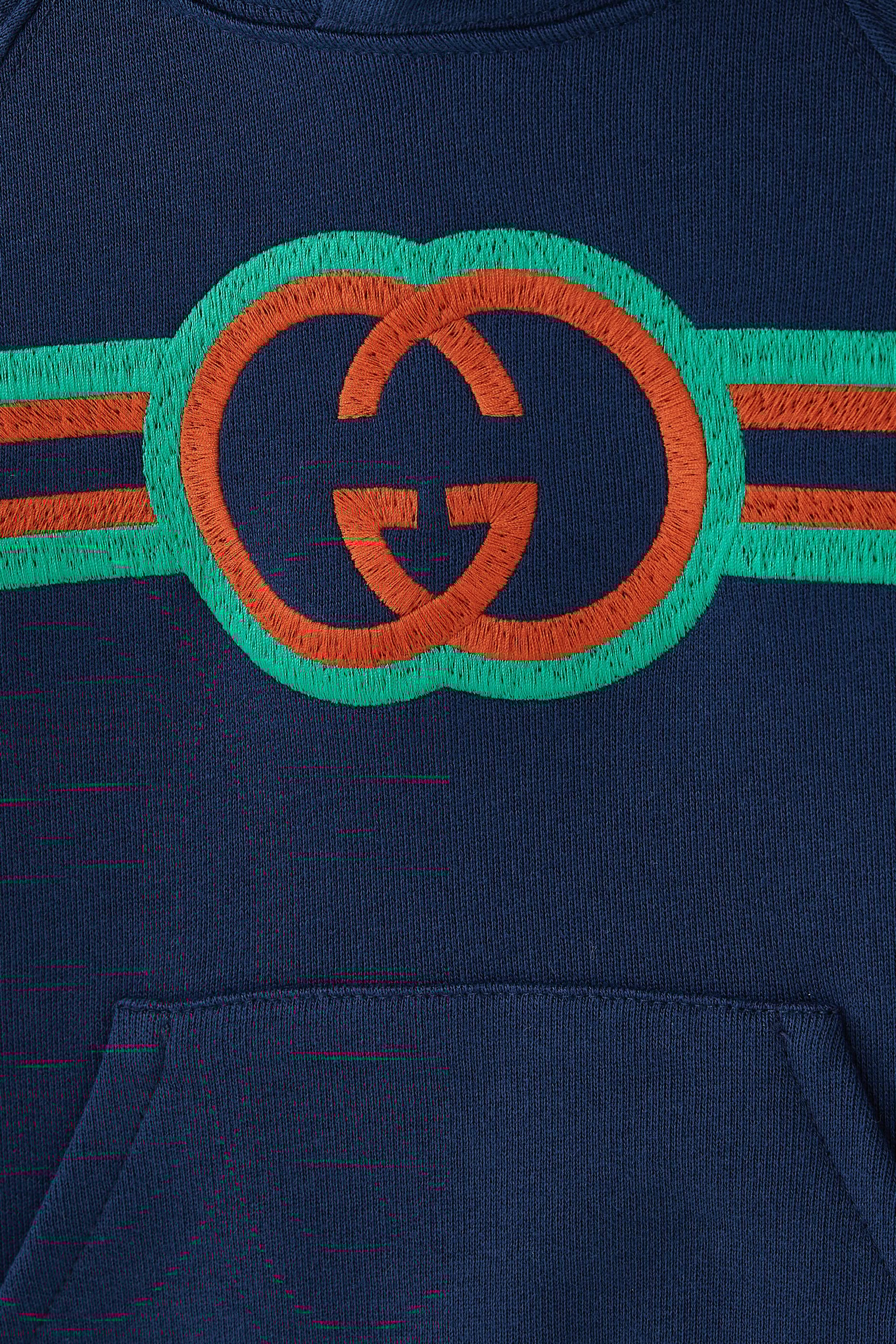 هودي للأطفال مطرز بشعار الماركة