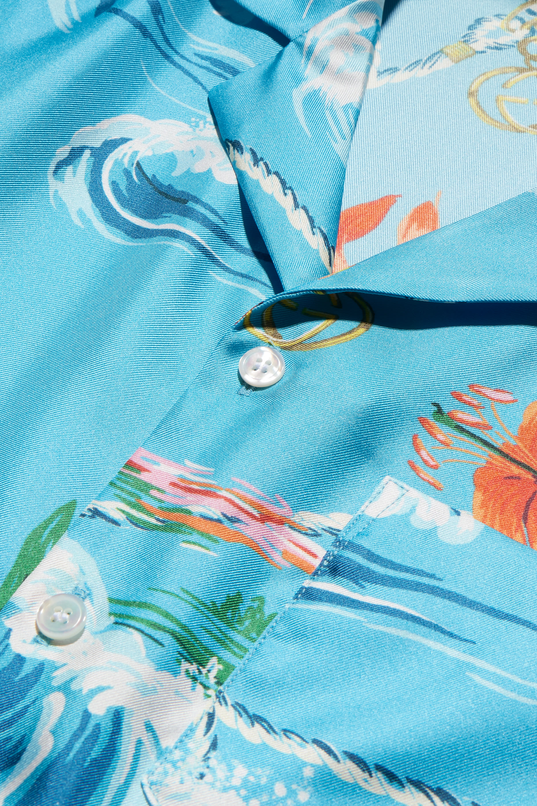 قميص بطبعة أزهار بالكامل