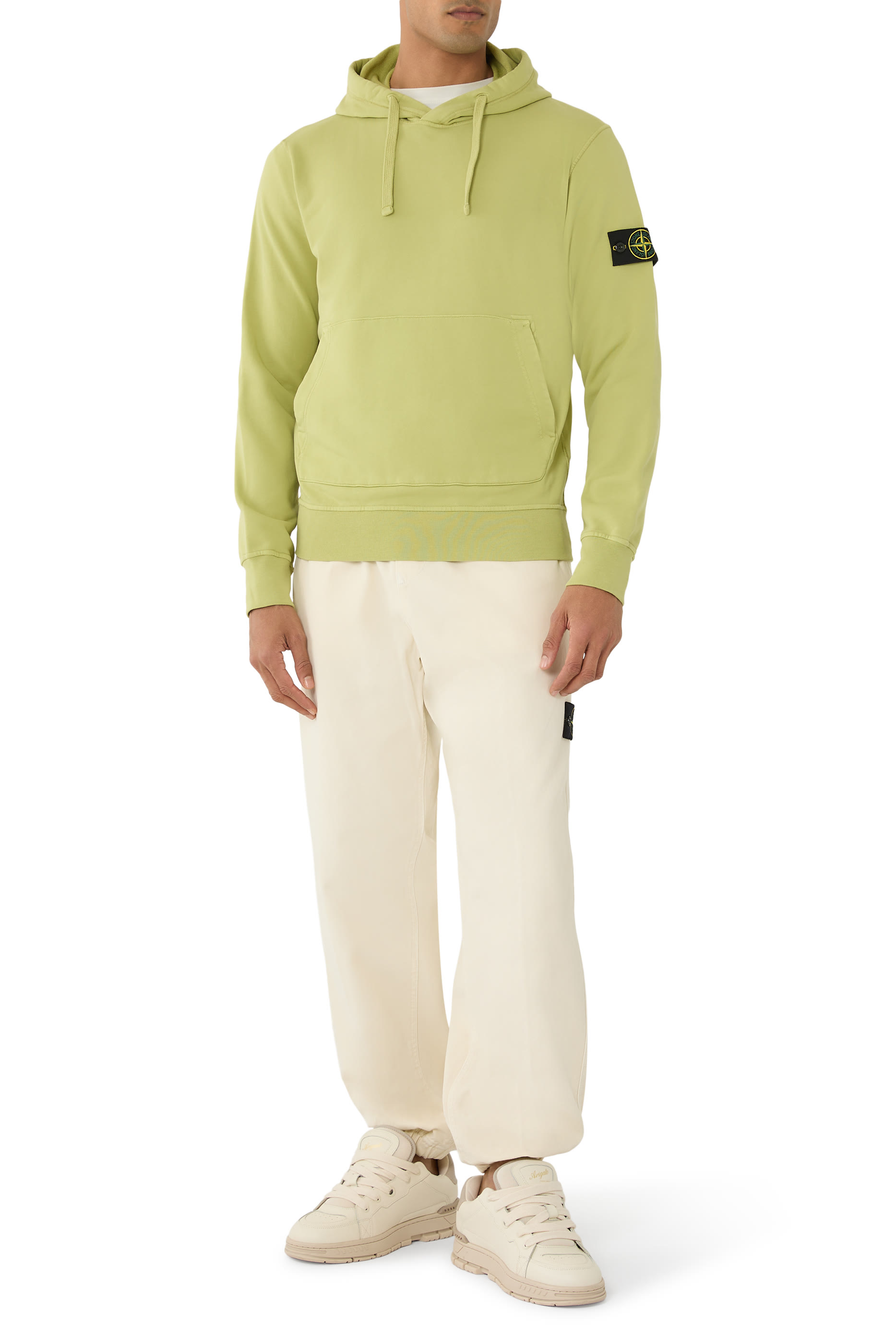 سويت شيرت بقصة عادية وغطاء للرأس