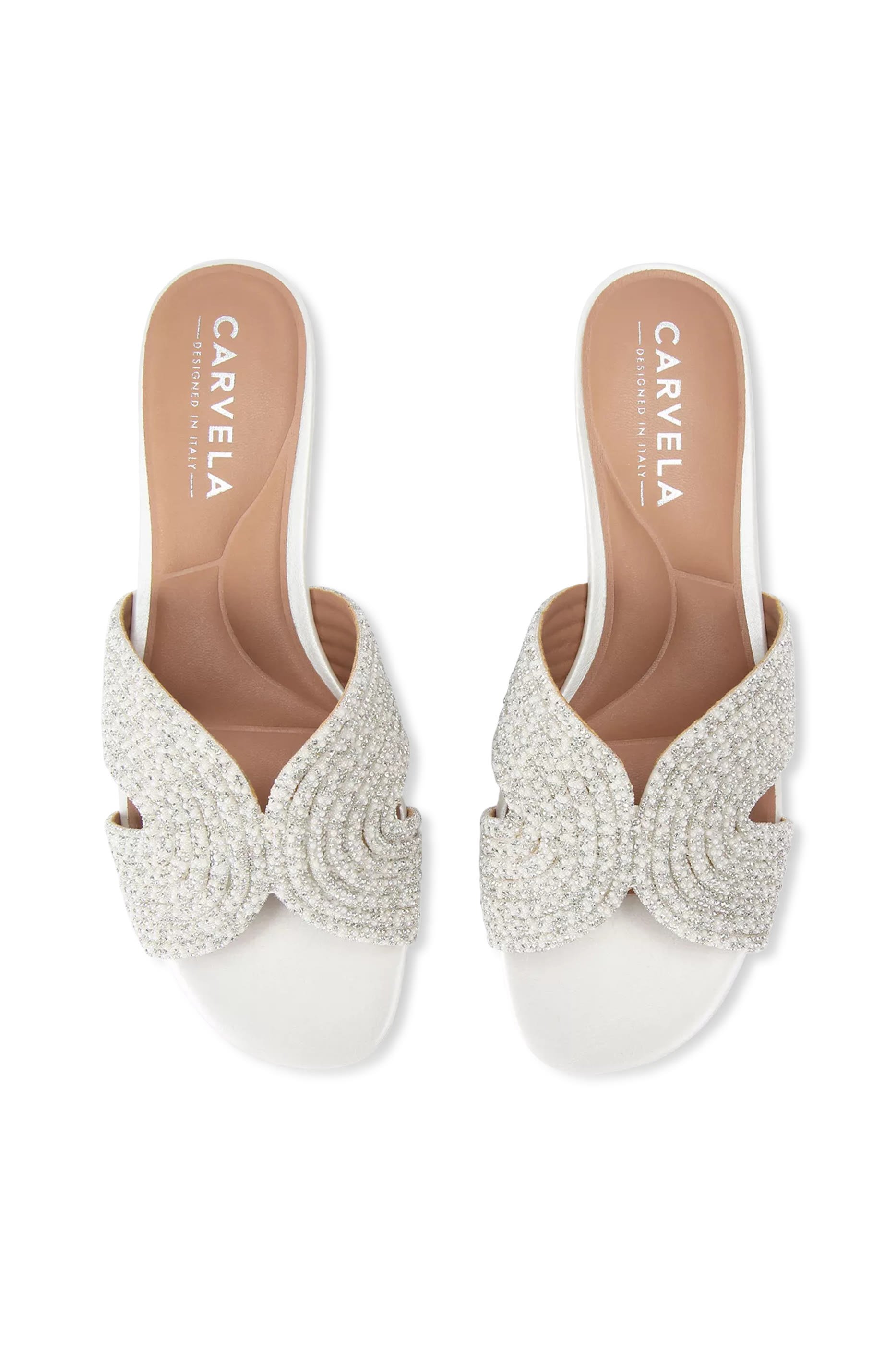 صندل غالا مفتوح من الخلف مرصع باحجار