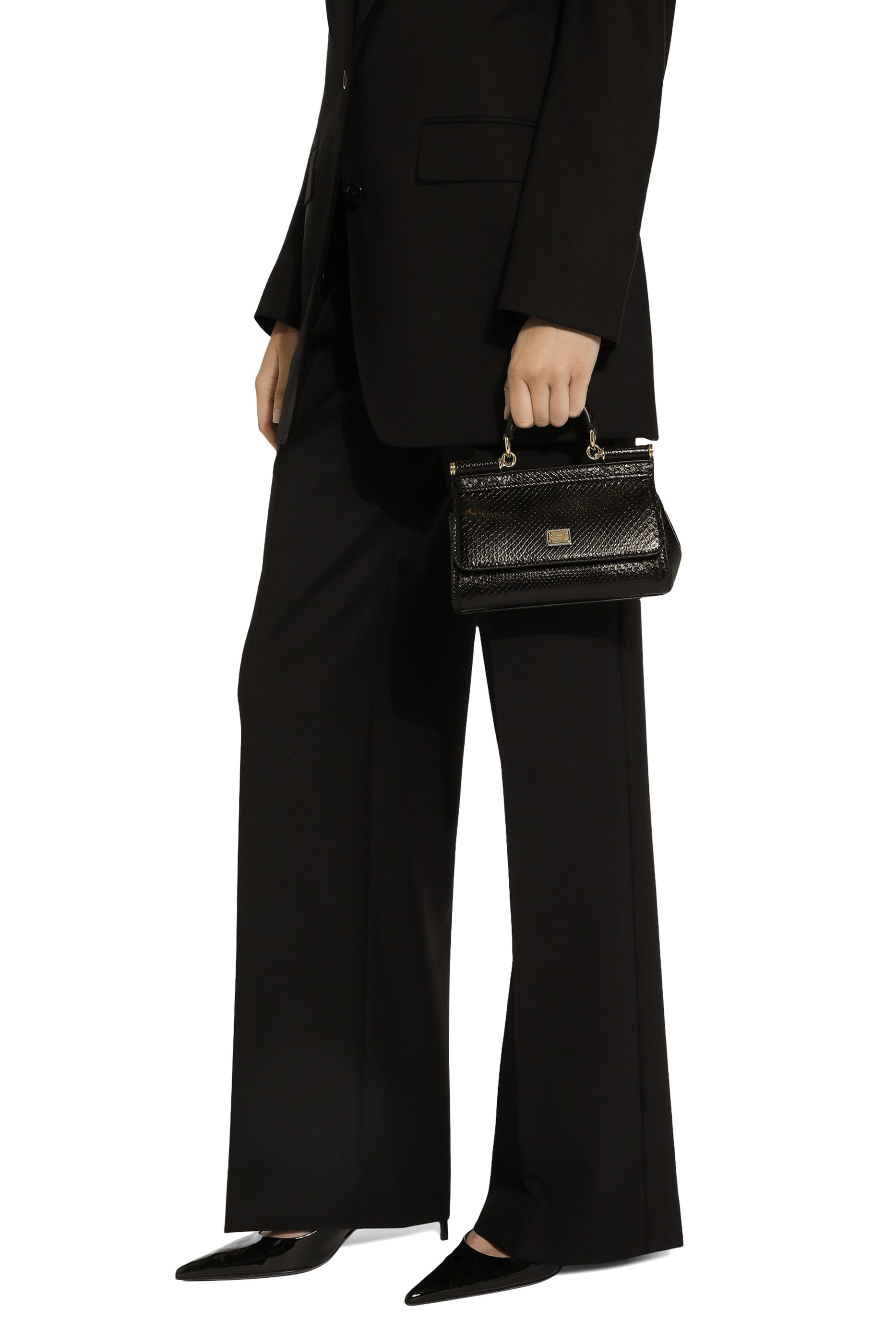 حقيبة يد سيسلي صغيرة جلد ثعبان