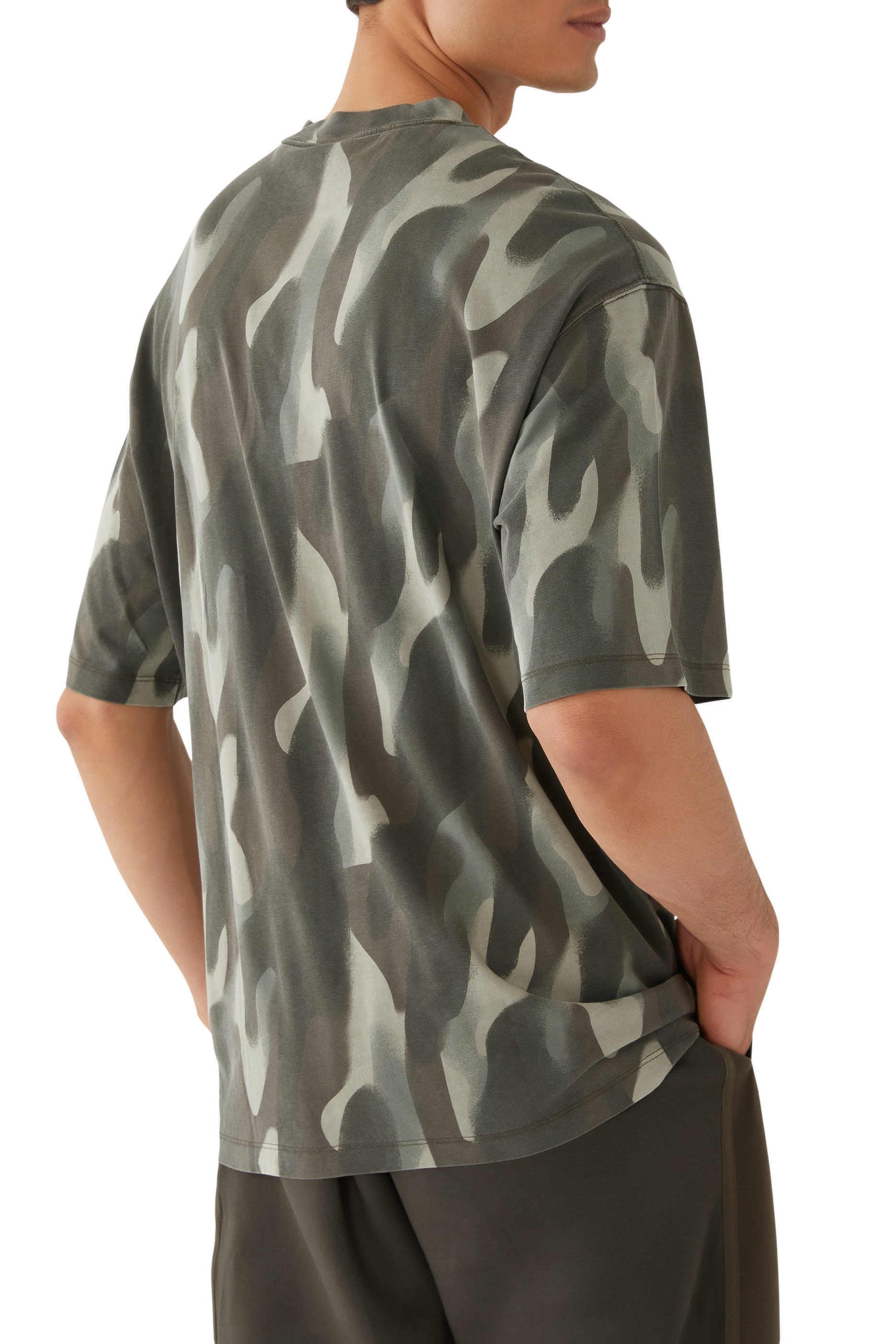 تيشيرت إيربن إكسبيديشن بياقة ضيقة قطن