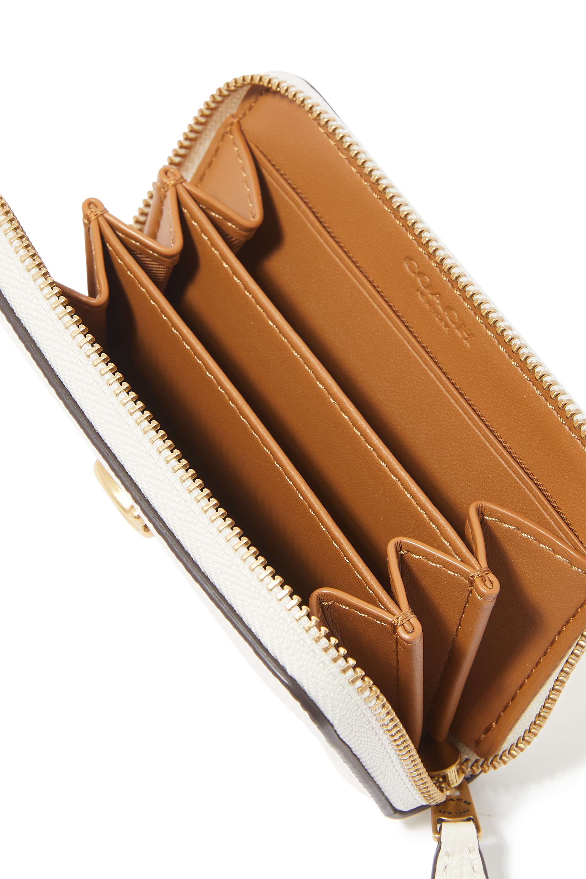 حافظة بطاقات جلد مصقول بارز الملمس