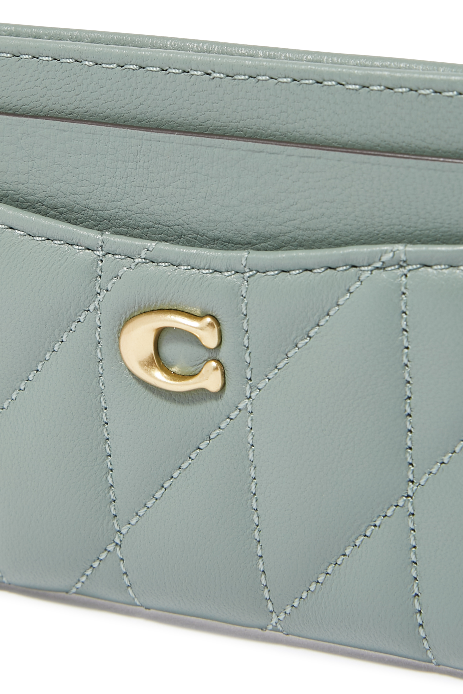 حافظة بطاقات ايسنشال بحياكة مبطنة