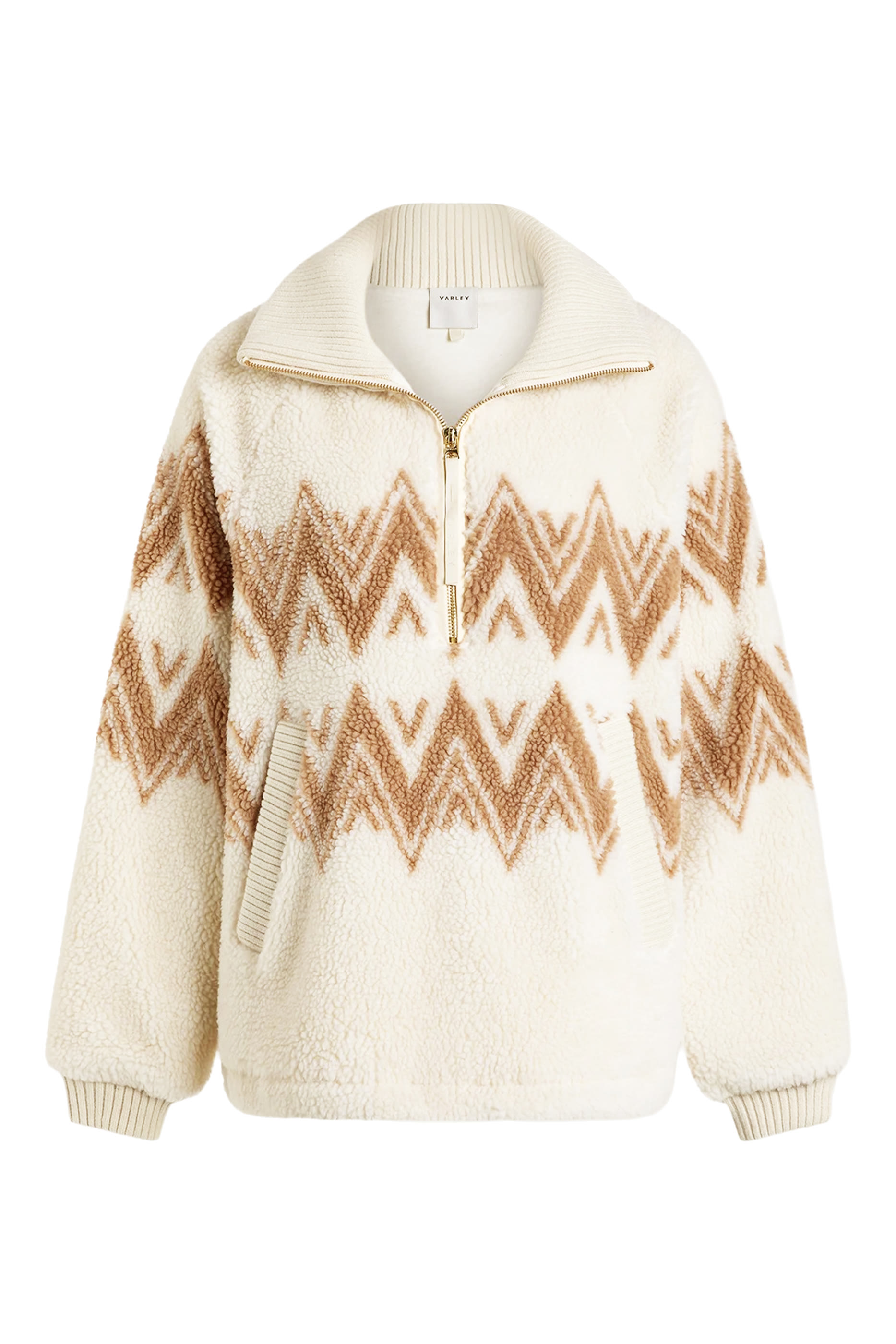 جاكيت هندريك بنصف سحاب شيربا