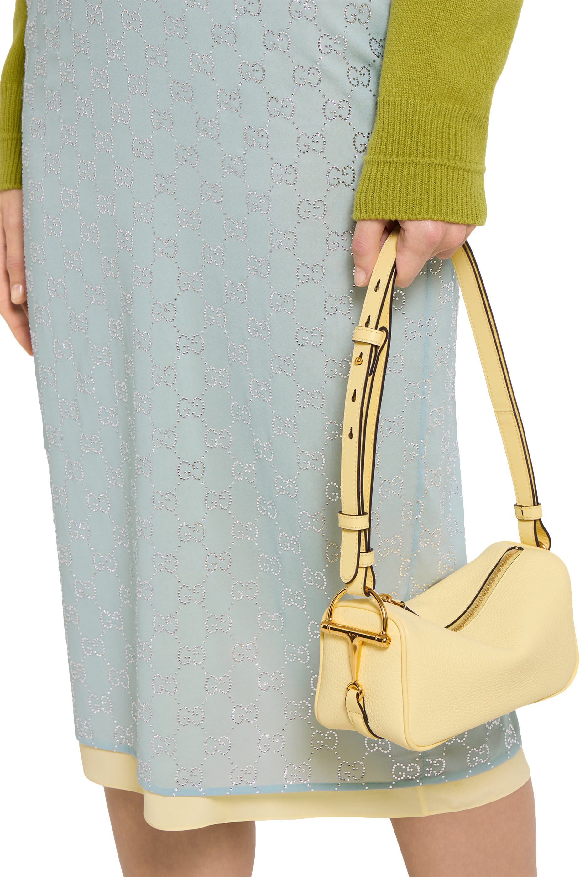 حقيبة صغيرة بحلية نصف لجام حصان