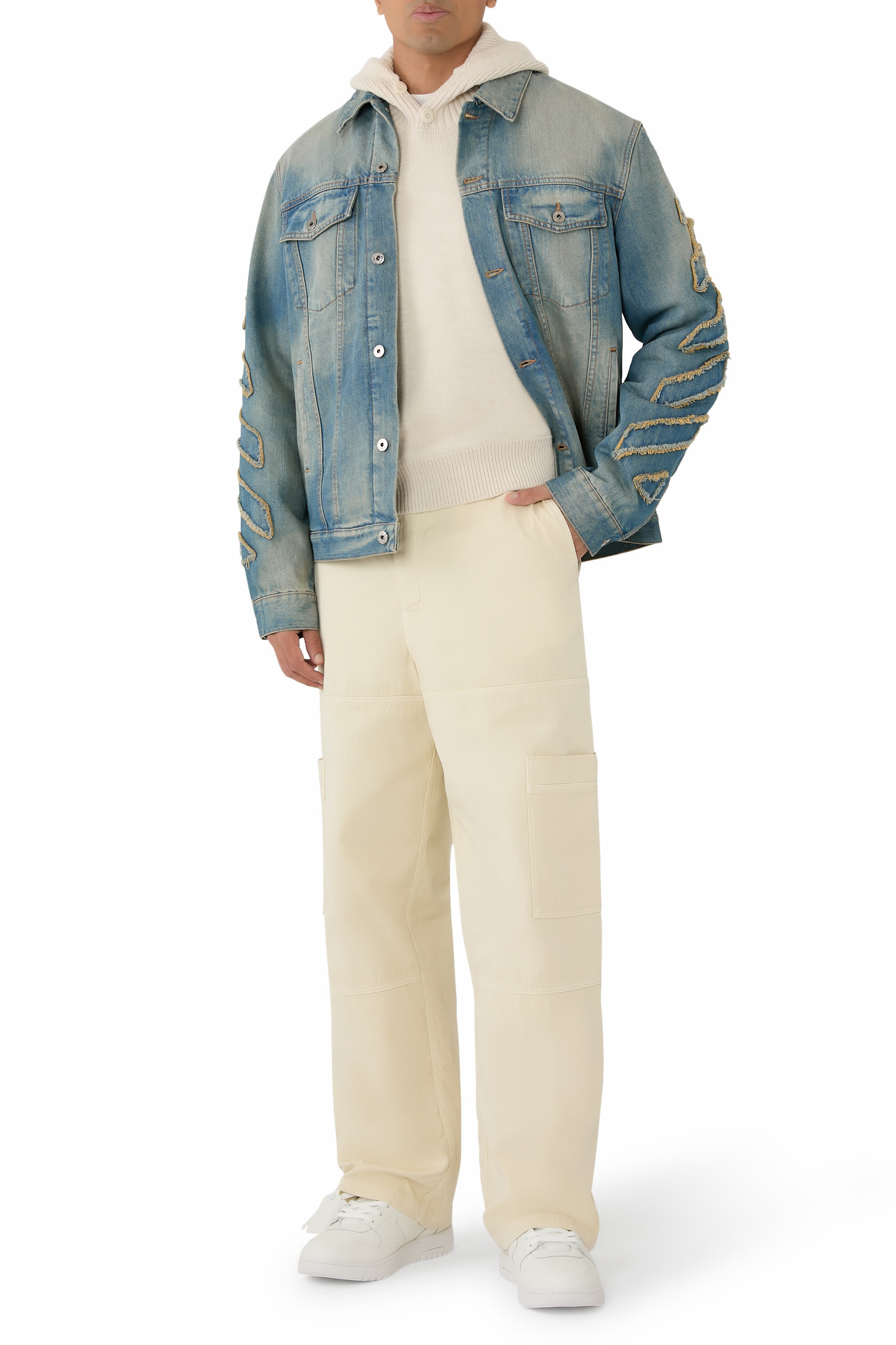 بنطال كارغو بوكيش قطن