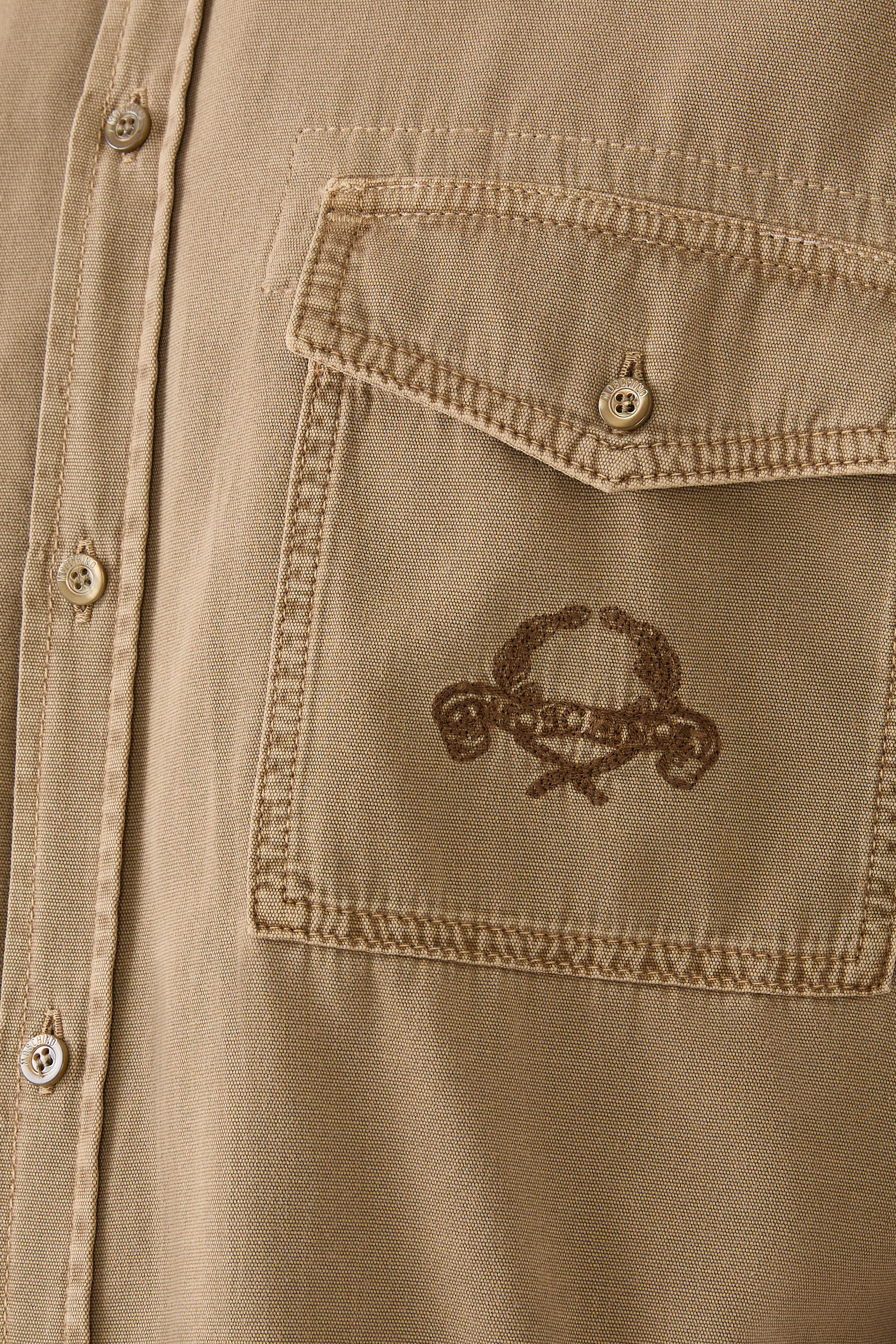 قميص بغصني أوراق الغار قطن