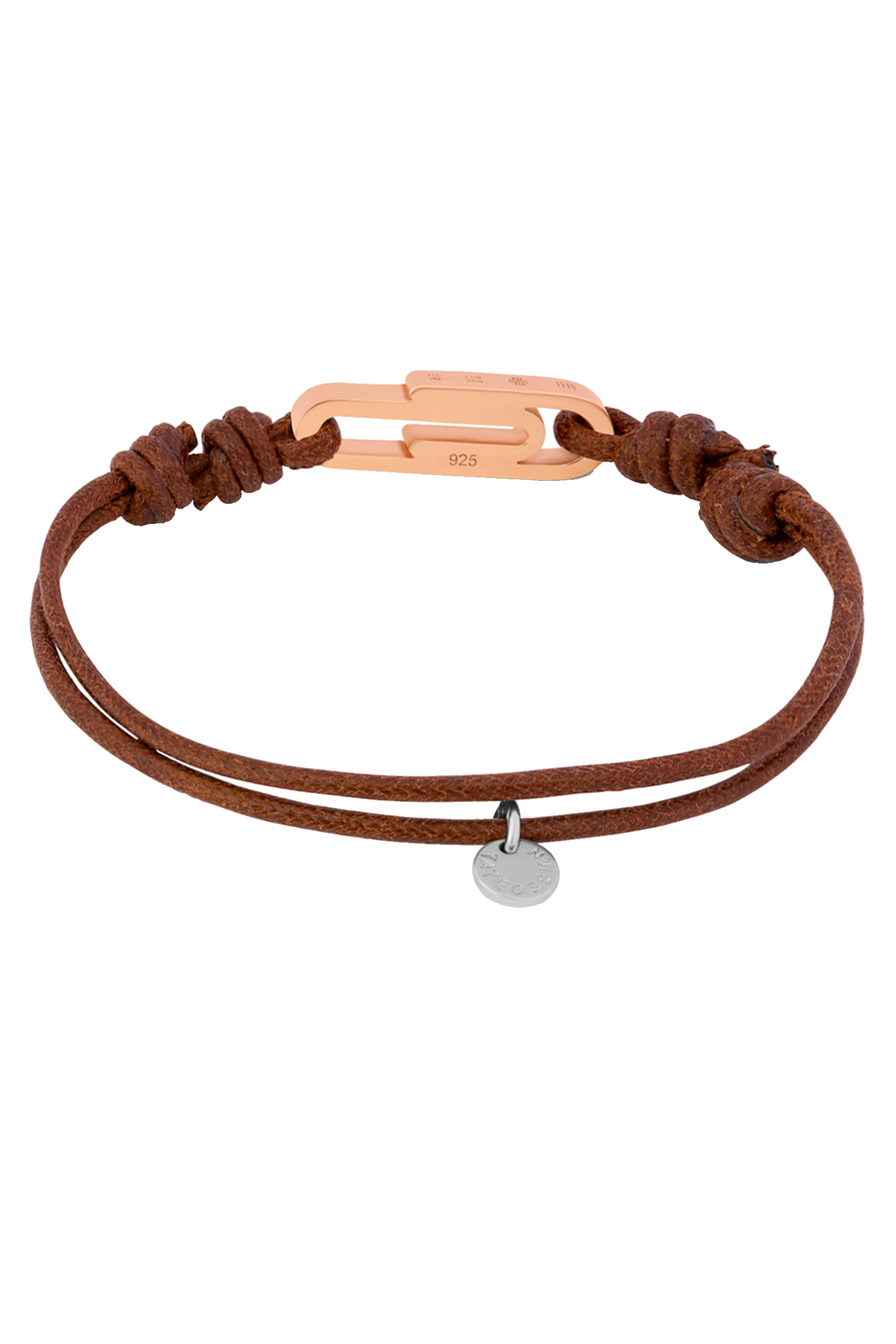 سوار مكرمية بحلية مشبك ورق