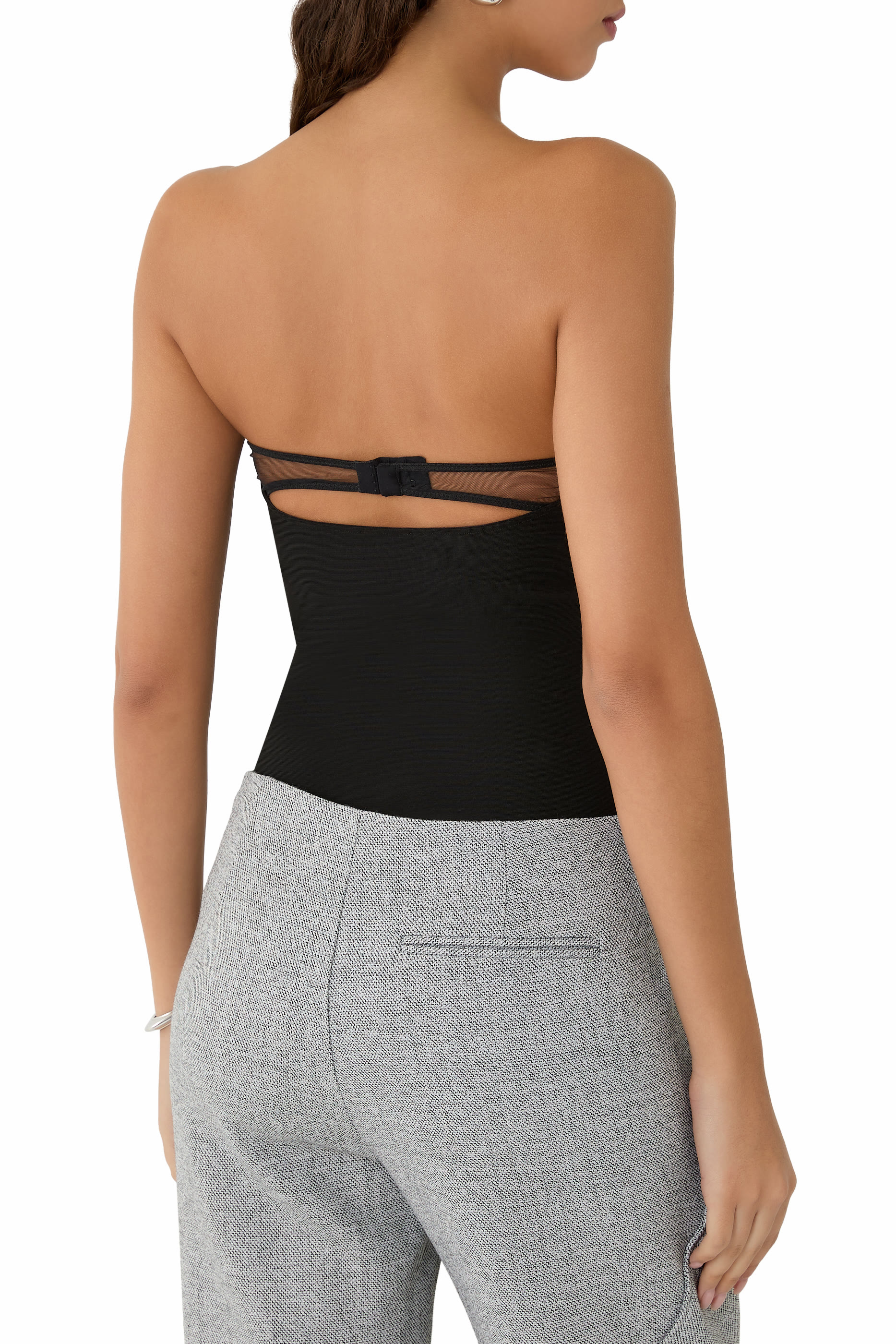 Bustier Lingerie Jersey Bodysuit