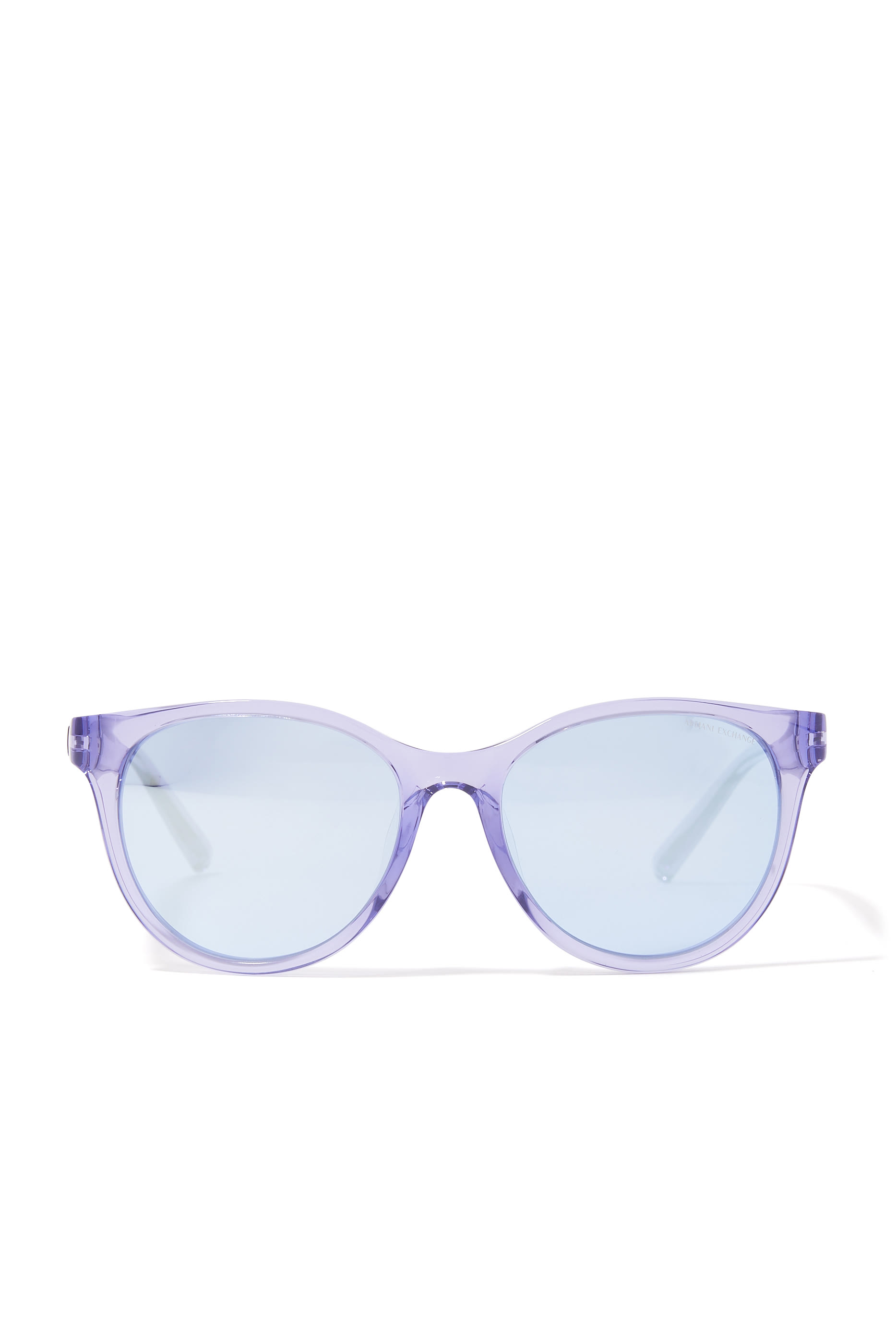 نظارة شمسية بإطار دائري بشعار الماركة