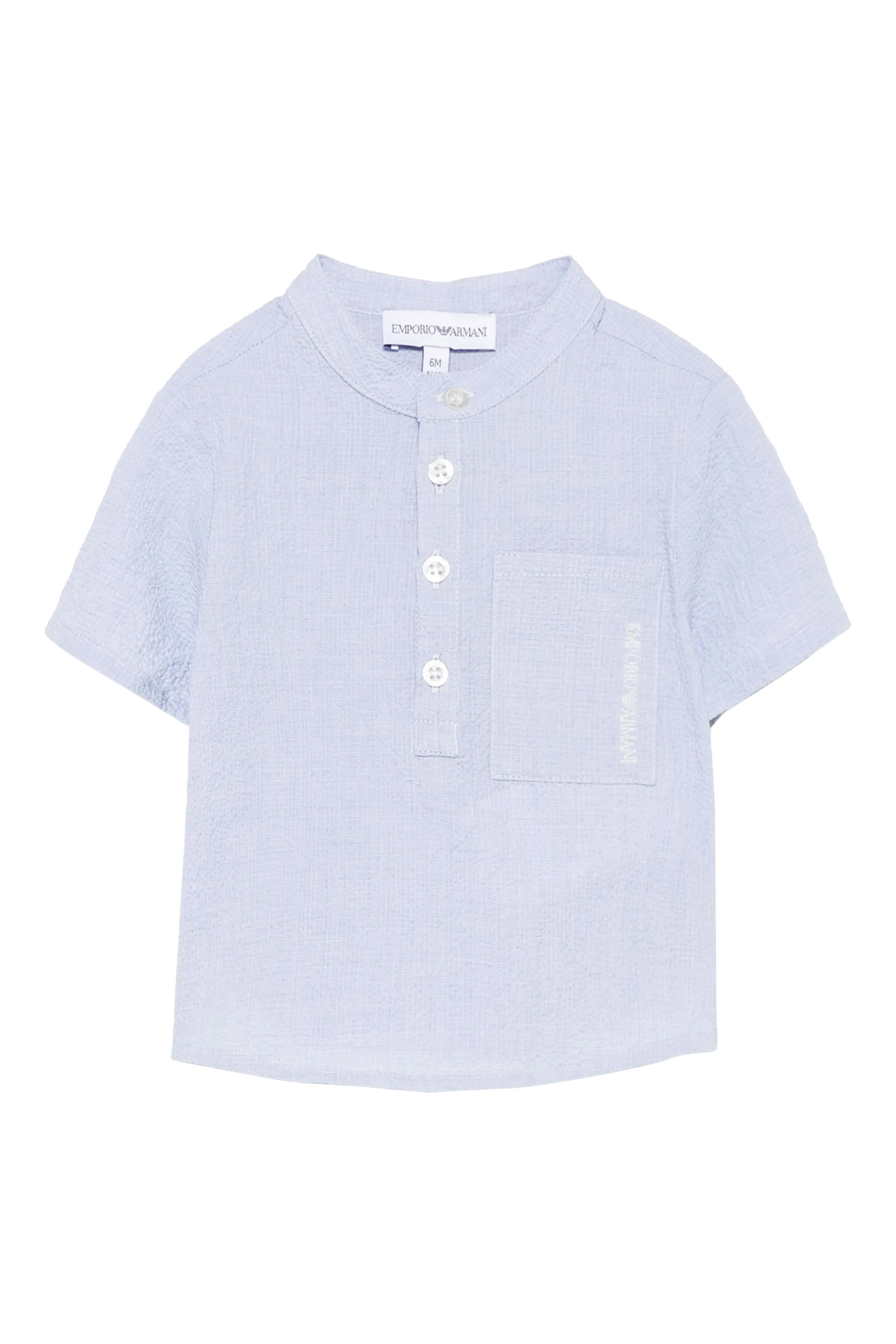 قميص مخطط بشعار الماركة للأطفال