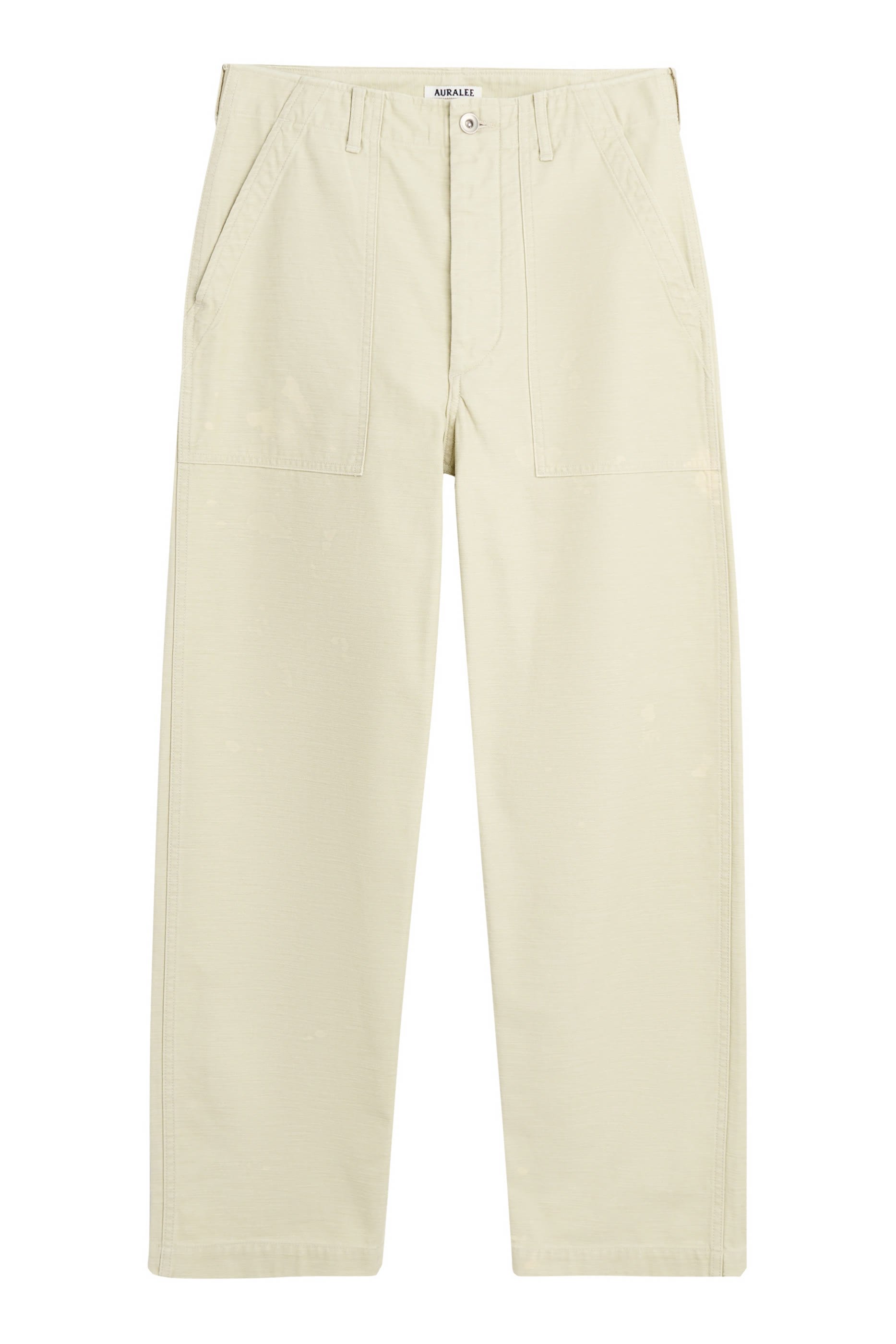 بنطال بيكر باغي بتأثير مبيض ساتان