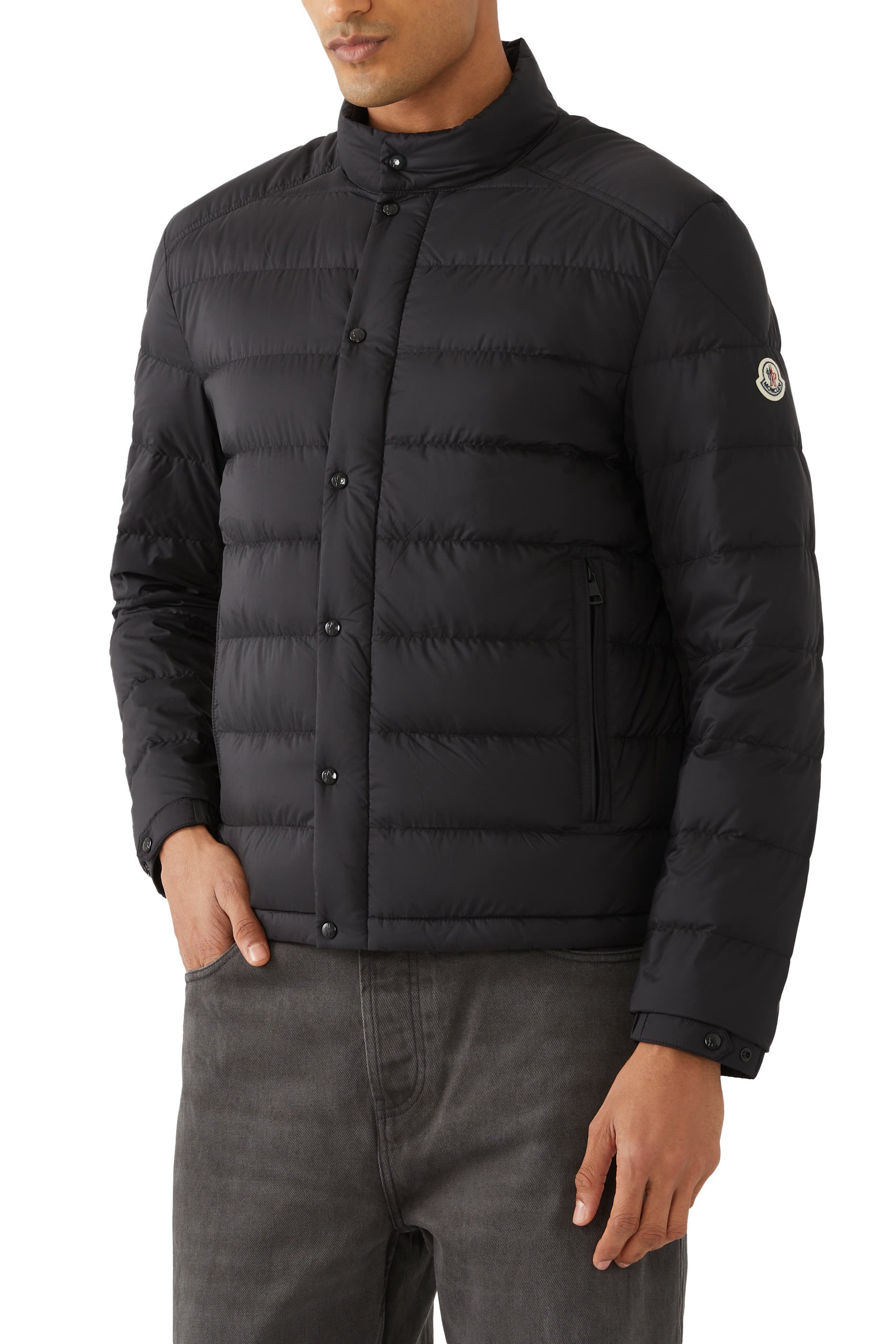 جاكيت قصير بتصميم مبطن بالزغب