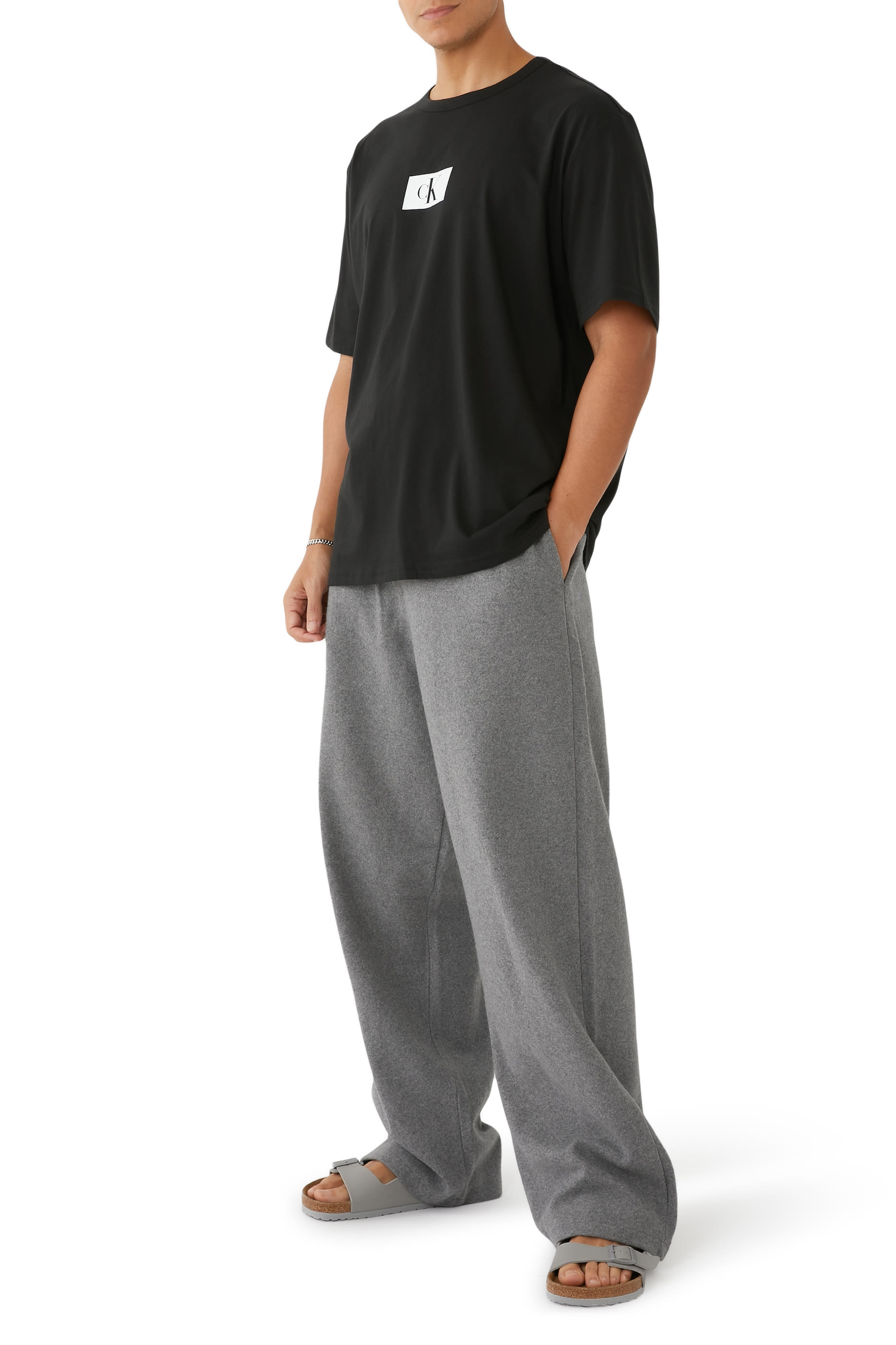 تيشيرت قطن بشعار الماركة