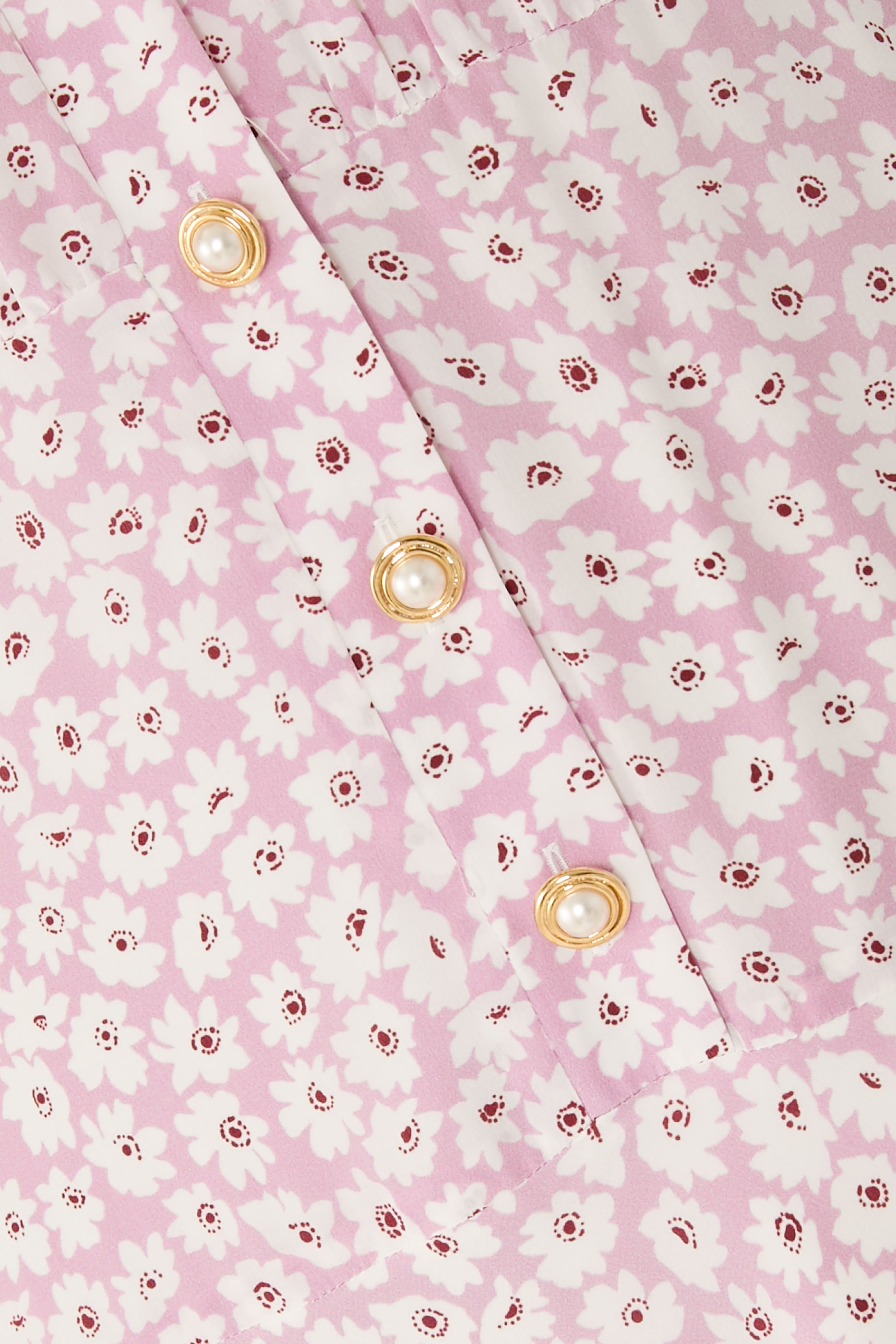 Collar Small Flower Dress