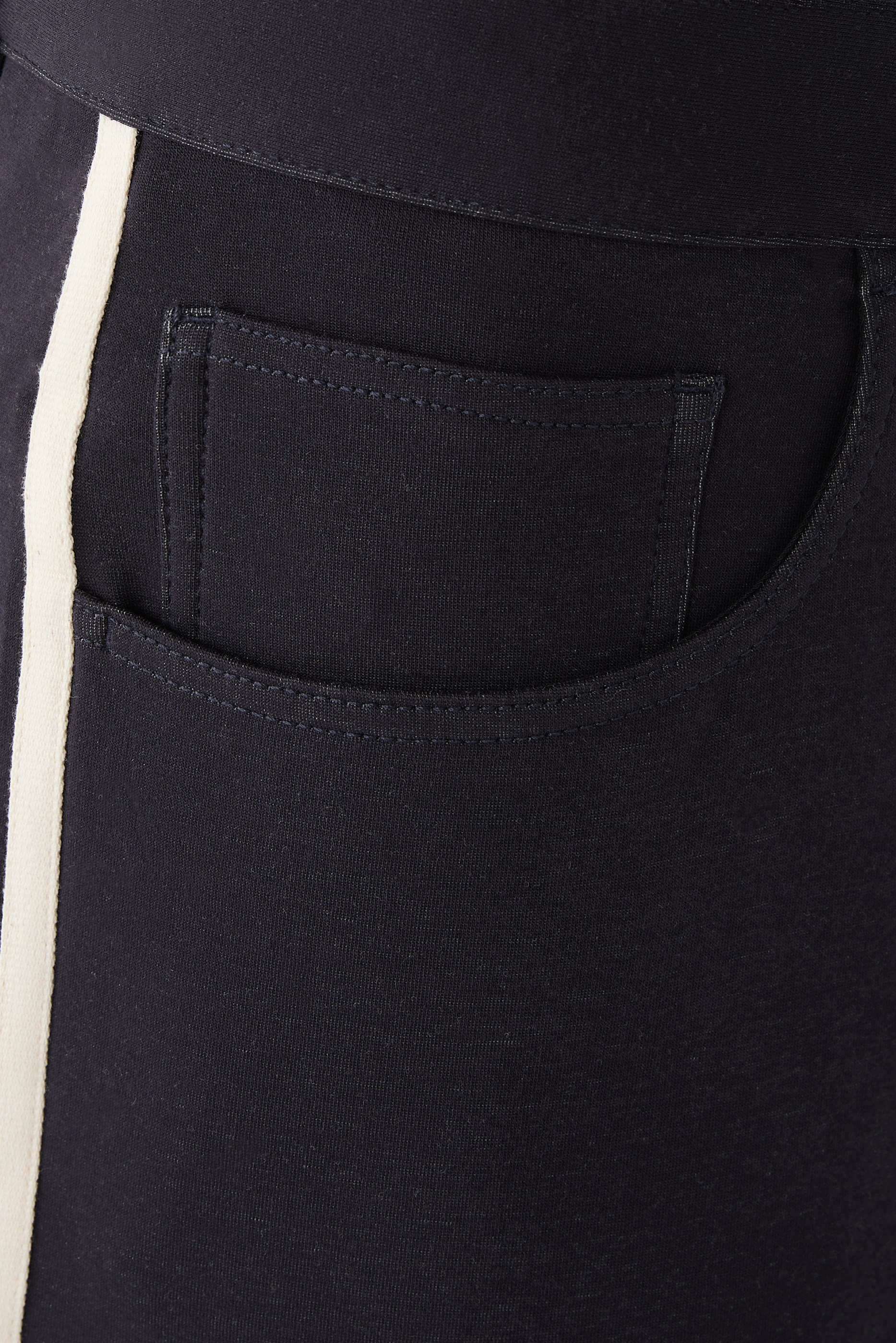 بنطال رياضي مارينا بقصة ساق واسعة قابلة للطي 