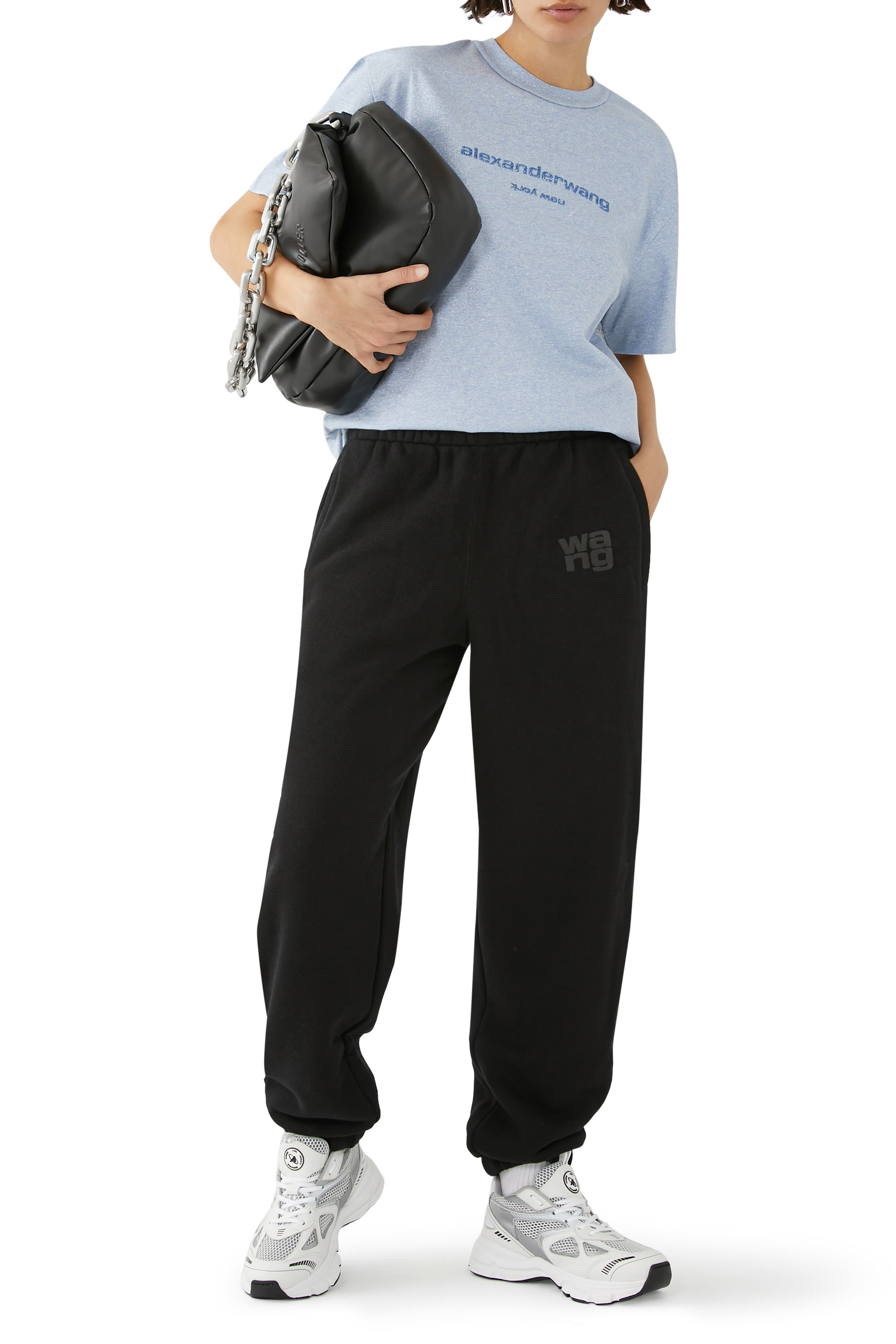 بنطال رياضي بطبعة شعار الماركة