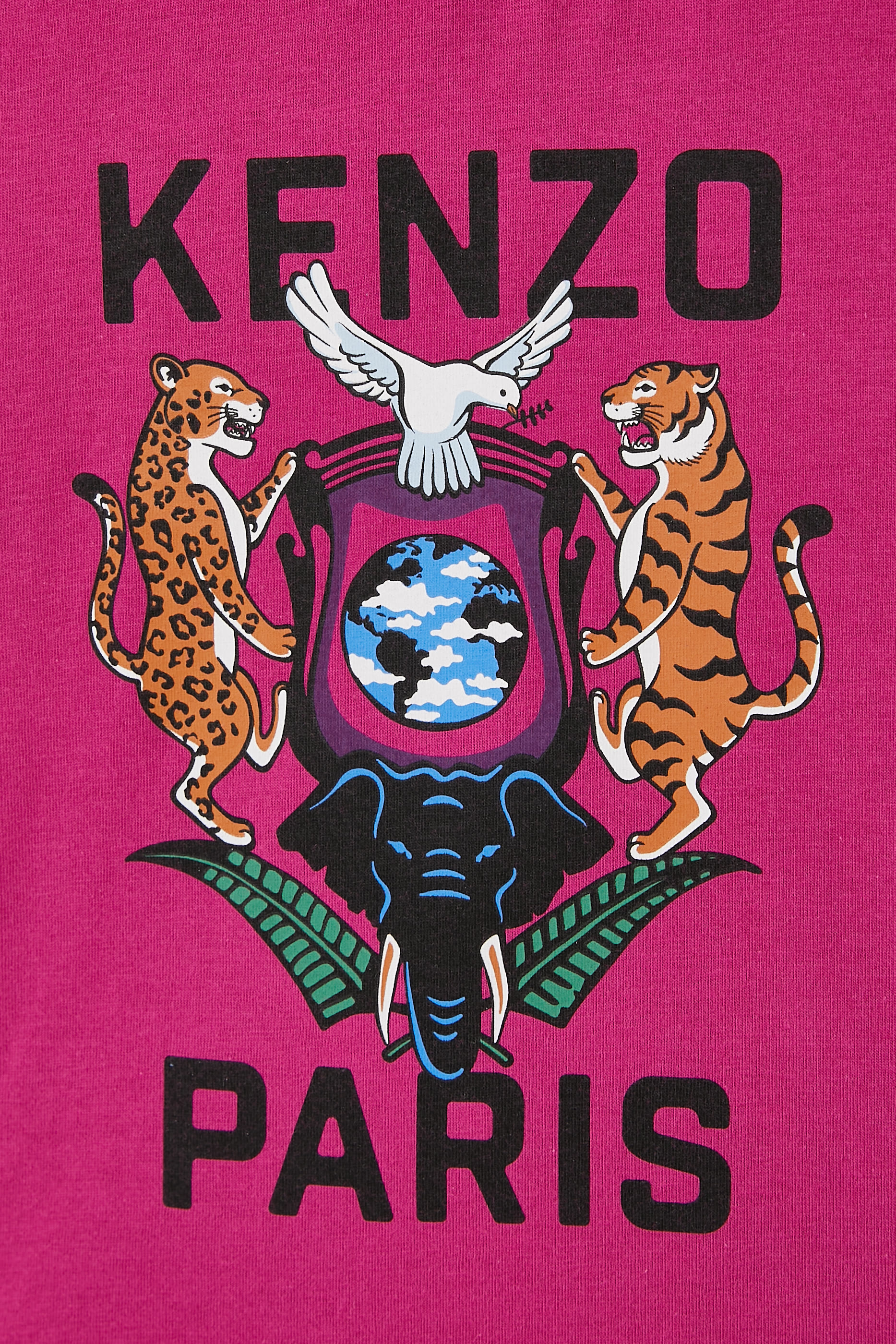 تيشيرت بنقشة غرافيكية بشعار الماركة للأطفال