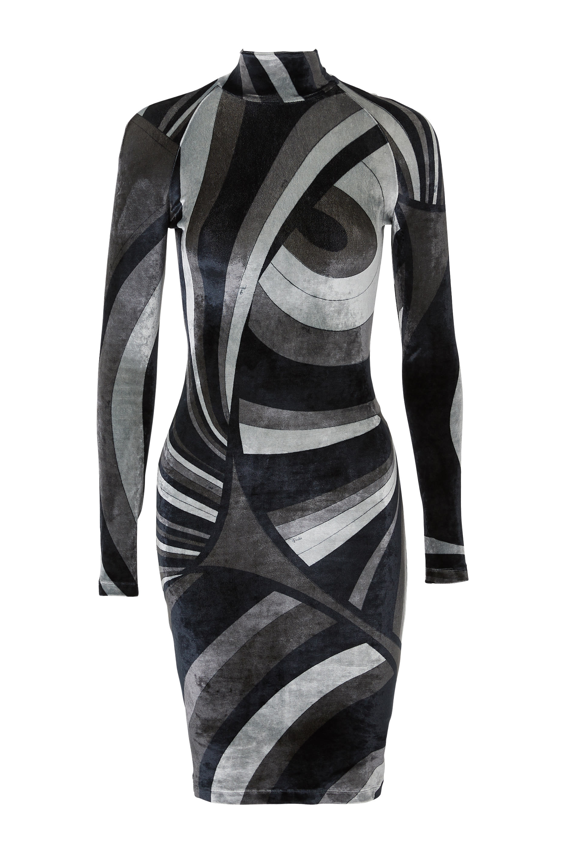 فستان مخمل بنقشة ايريد