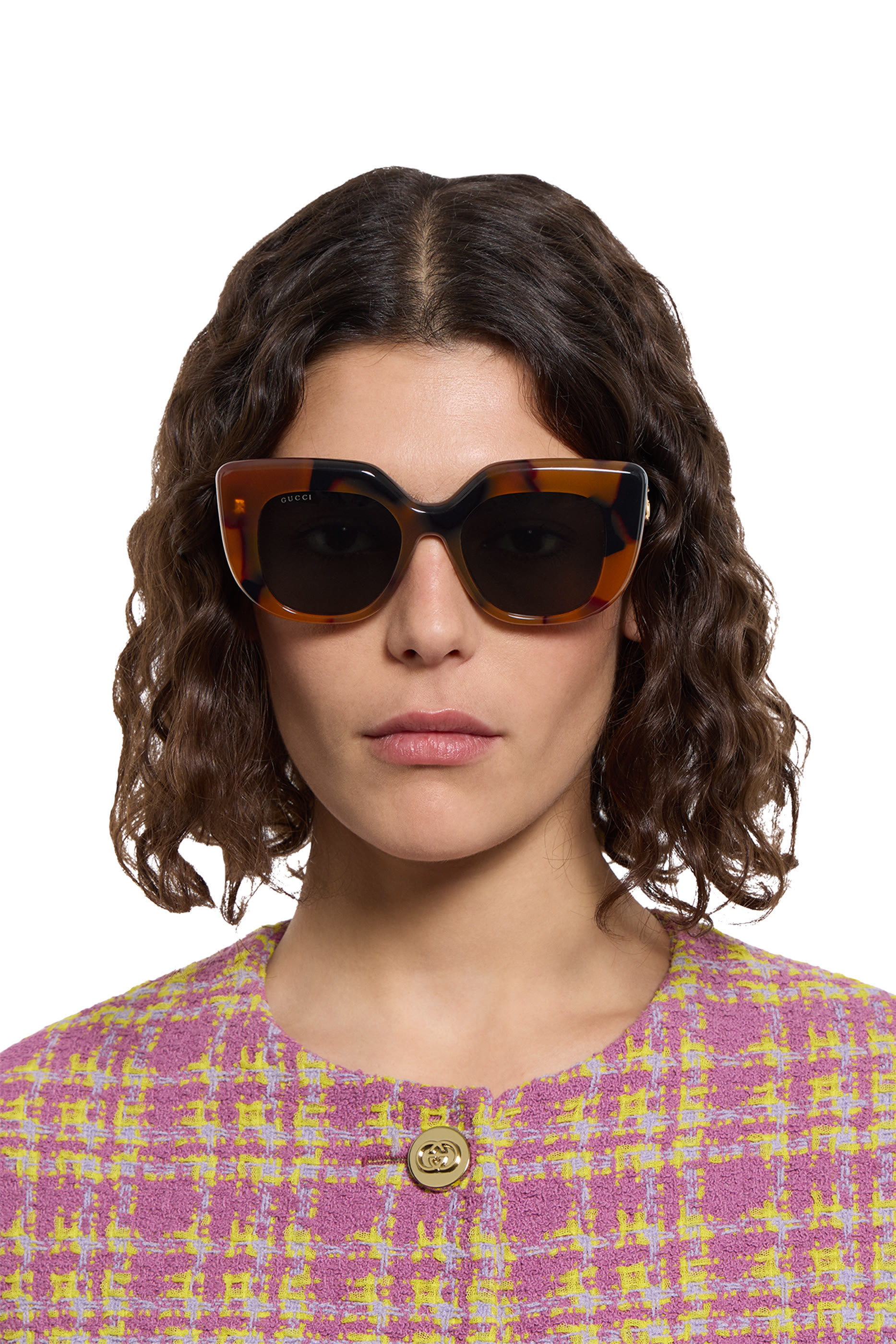 نظارة شمسية 2030 اس بإطار مربع وشعار الماركة