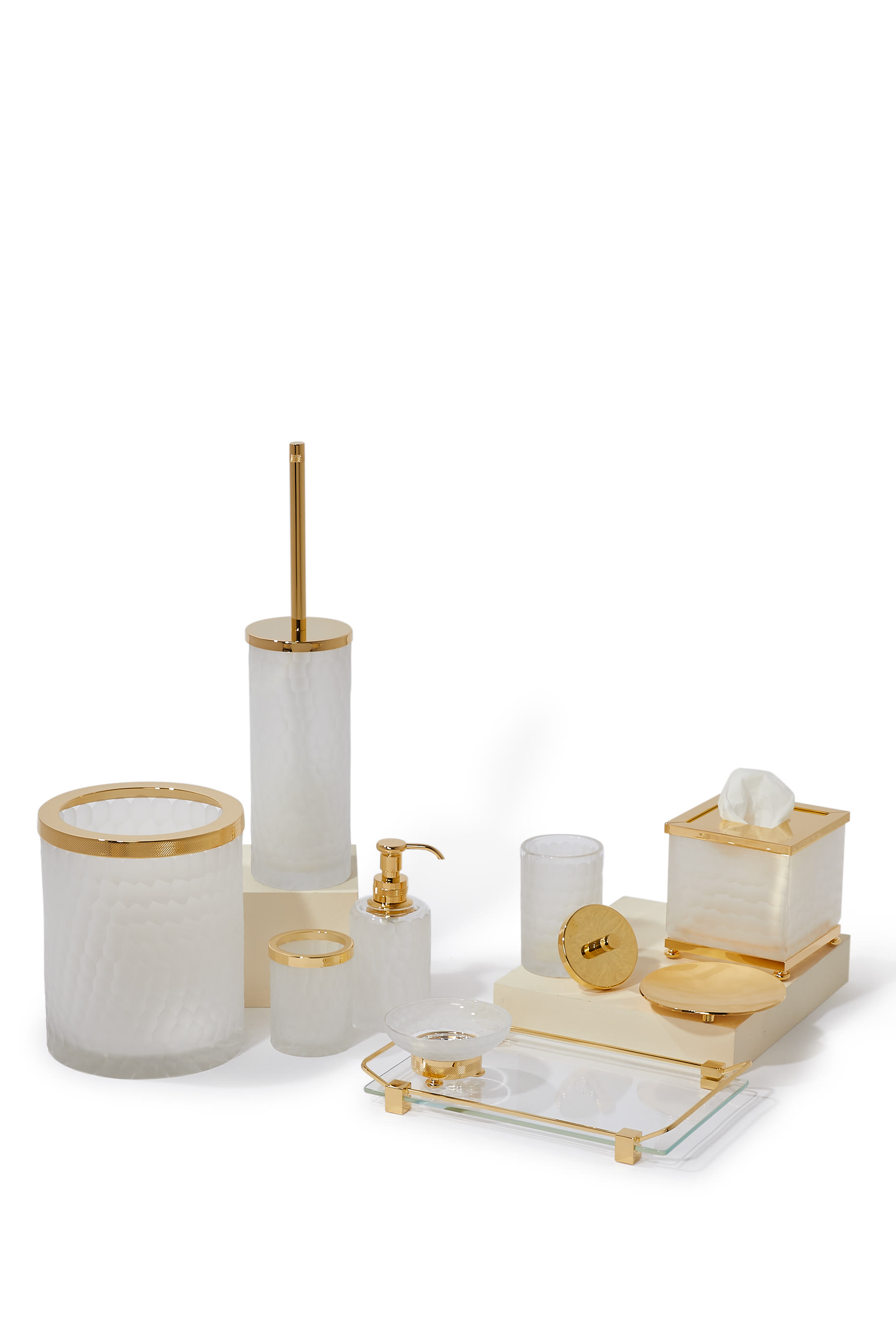 صحن صابون مطلي بالذهب