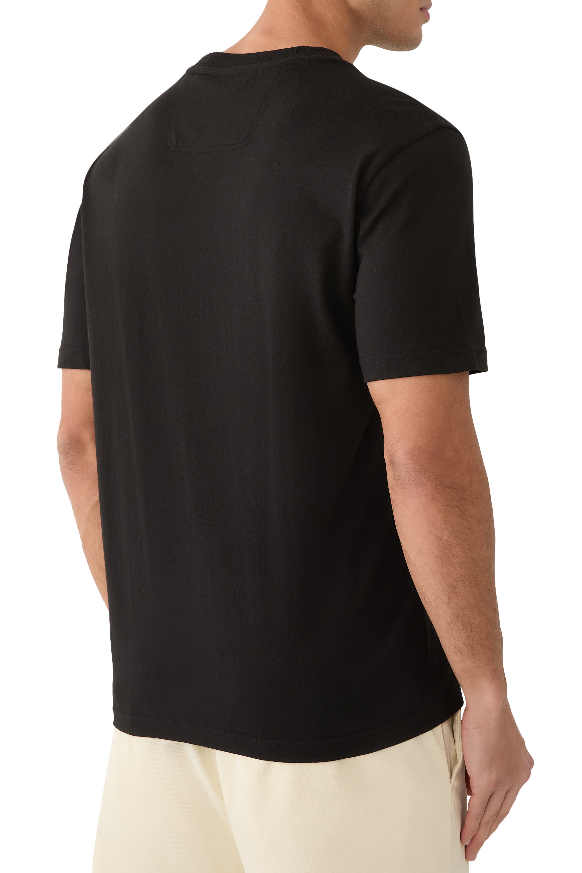 تيشيرت بشعار الماركة قطن جيرسيه