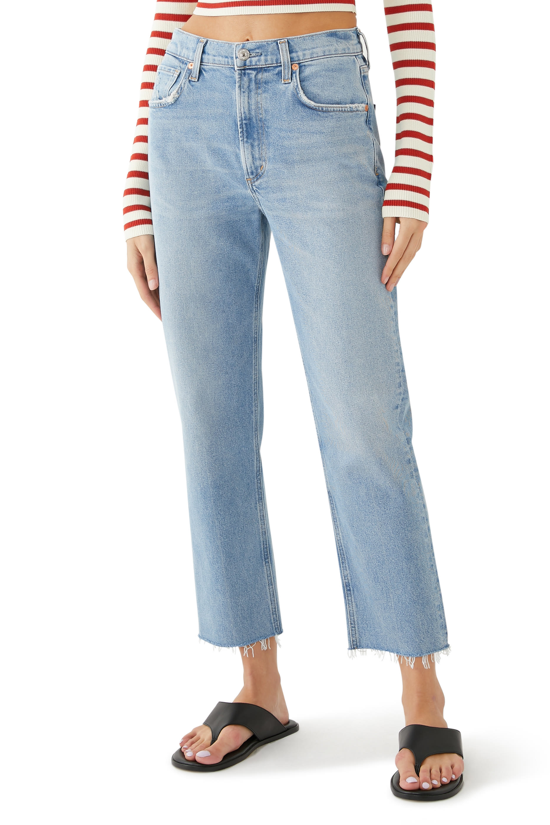 بنطال دافني ستوفبايب قصير بخصر مرتفع