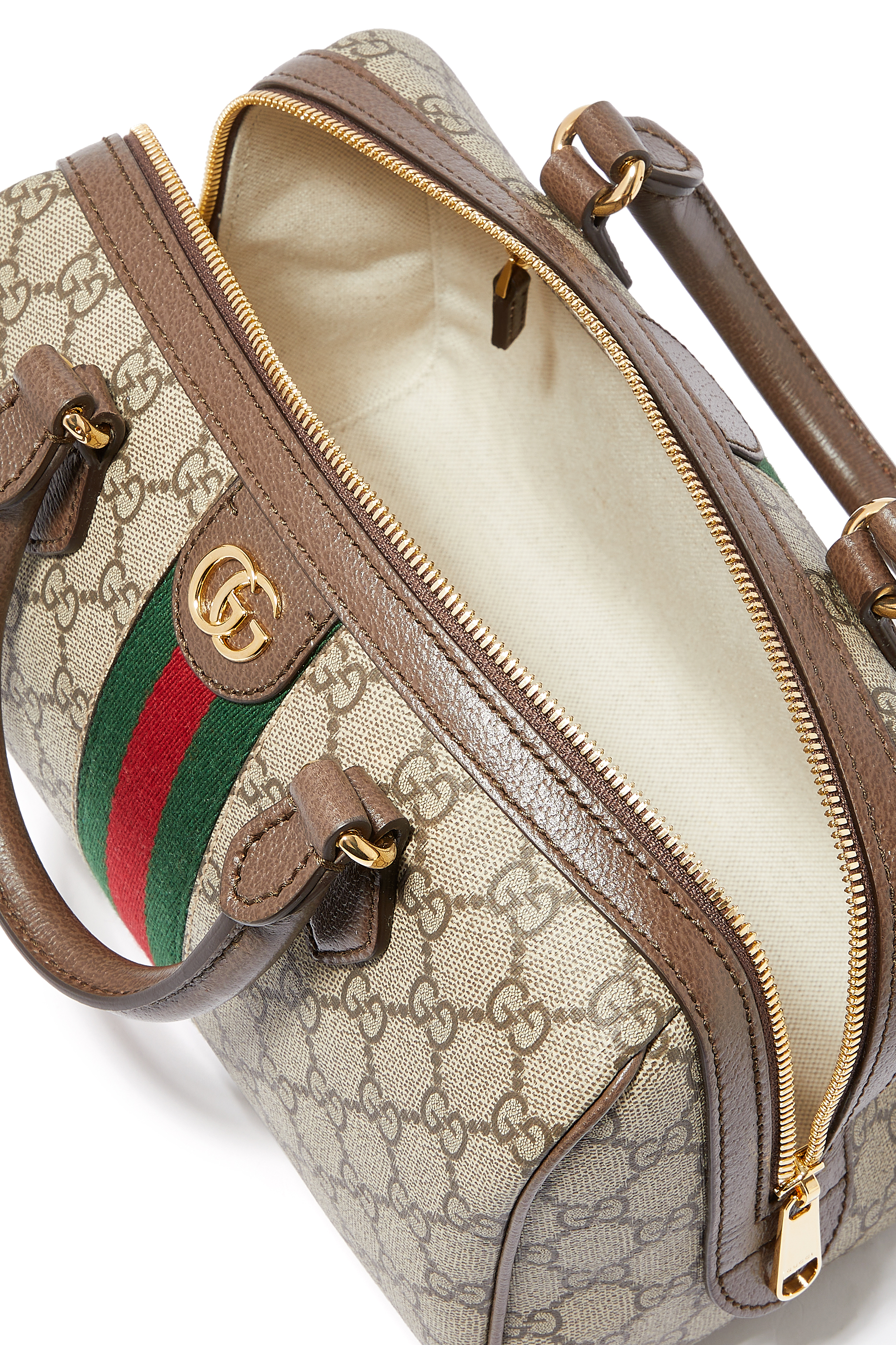 حقيبة أوفيديا بيد علوية ونقشة حرفي شعار الماركة