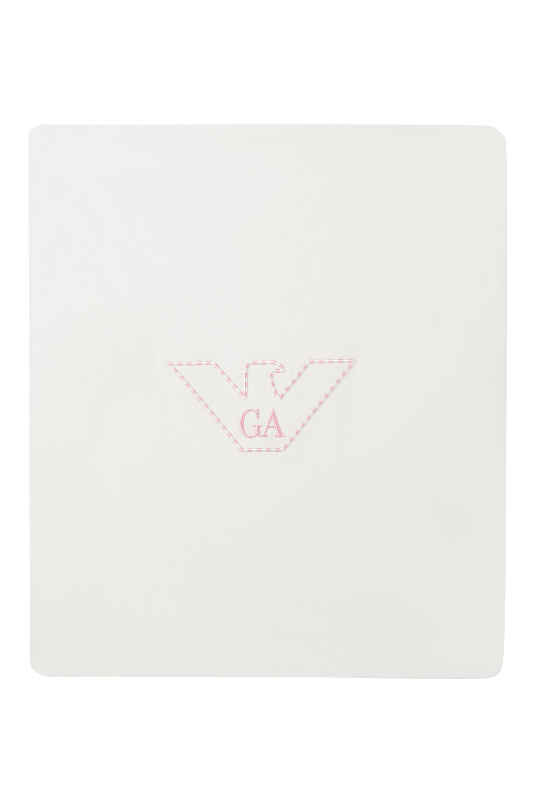 بطانية قطن مطرزة بشعار الماركة للأطفال