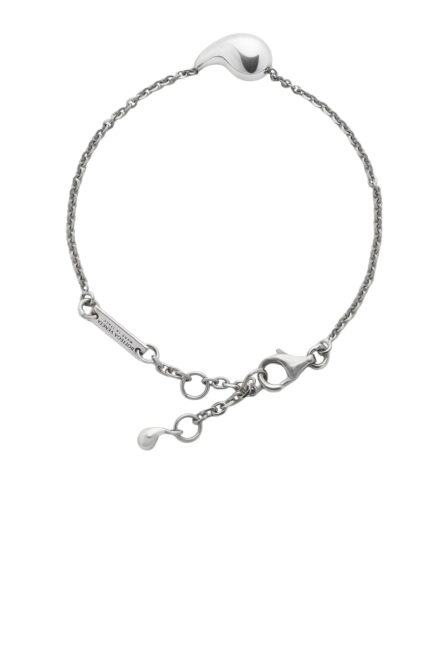 سوار بحلية بتصميم قطرة، فضة إسترلينية