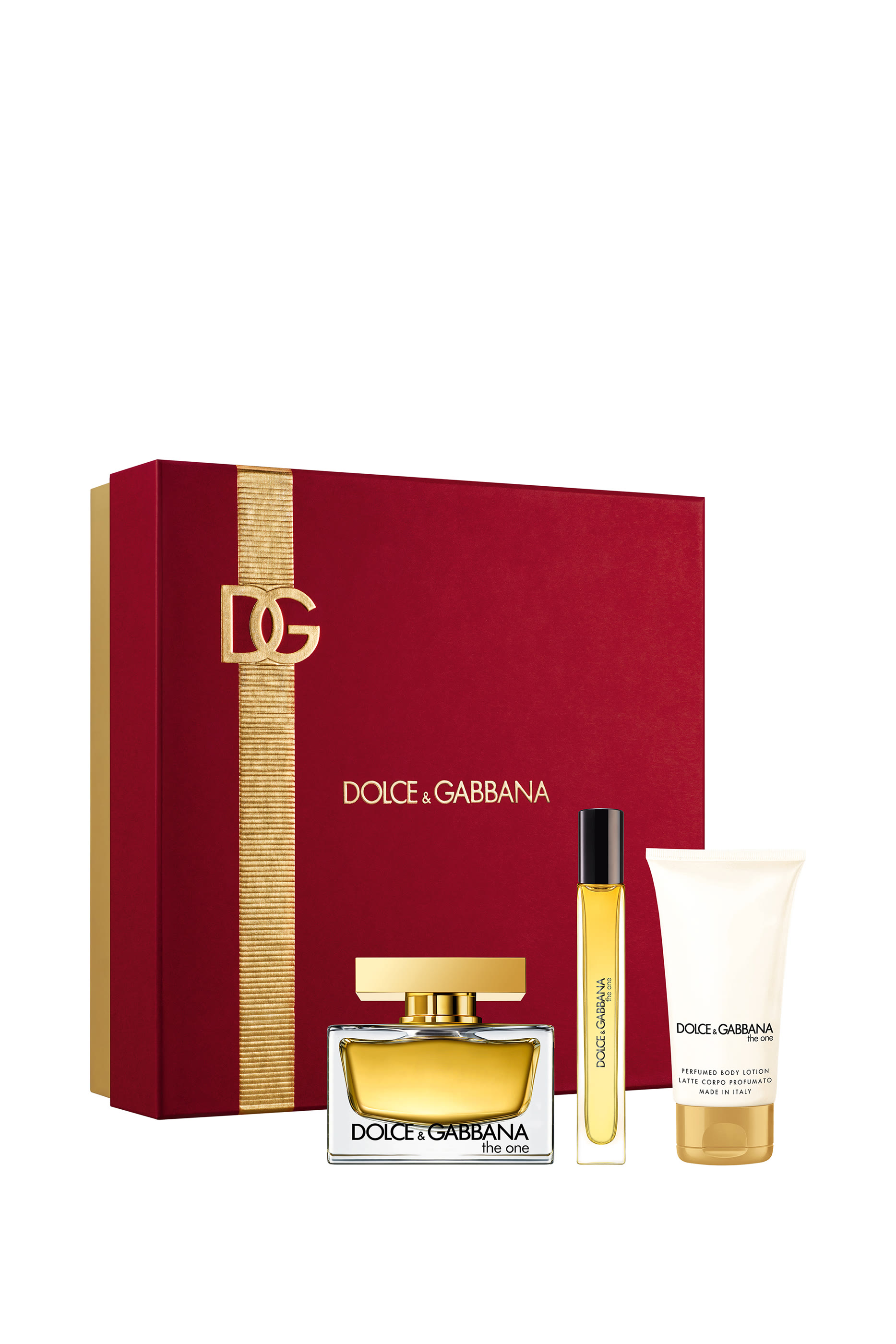 مجموعة عطر ولوشن الجسم أو دو بارفان ذا وان