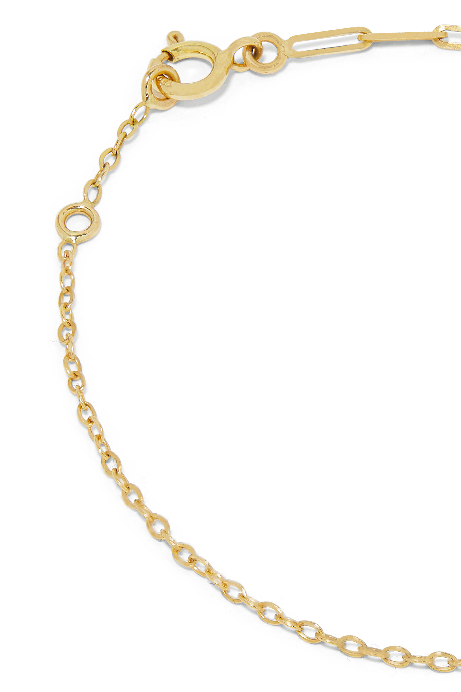 سوار سوليتير مرصع بالزمرد ذهب أصفر عيار 18