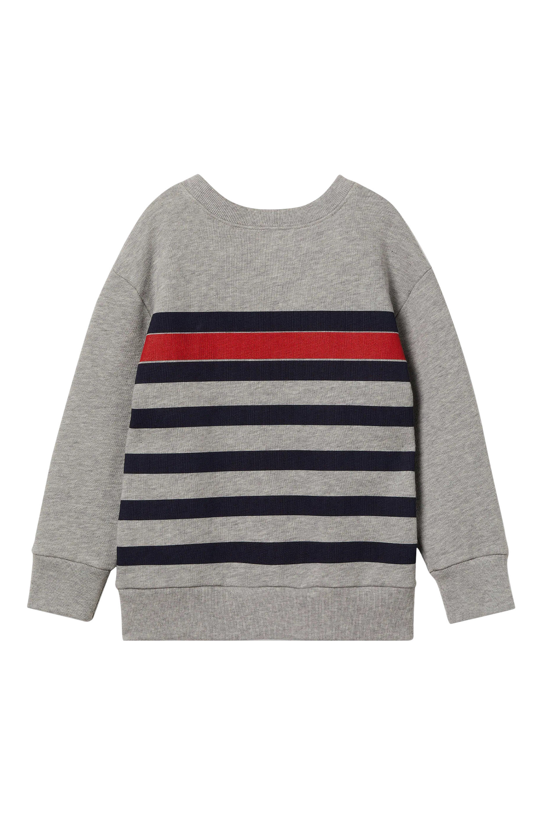 سويت شيرت بشعار الماركة للأطفال